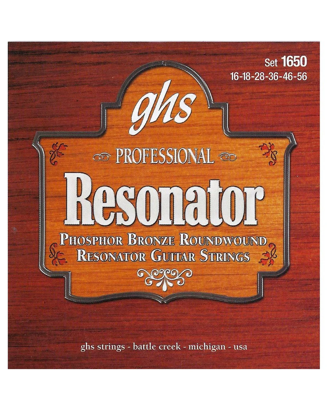 GHS 1650 Phosphor Bronze Resonator Acoustic Guitar Strings, G-Tuning - Image 2