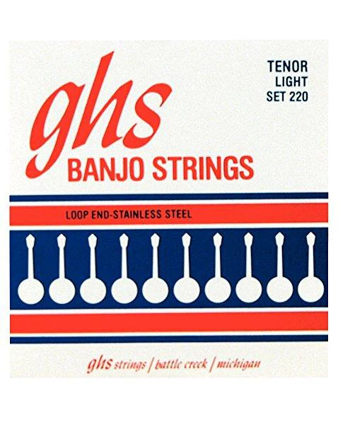 GHS 220 Stainless Steel Tenor Banjo Strings, Light - Image 2