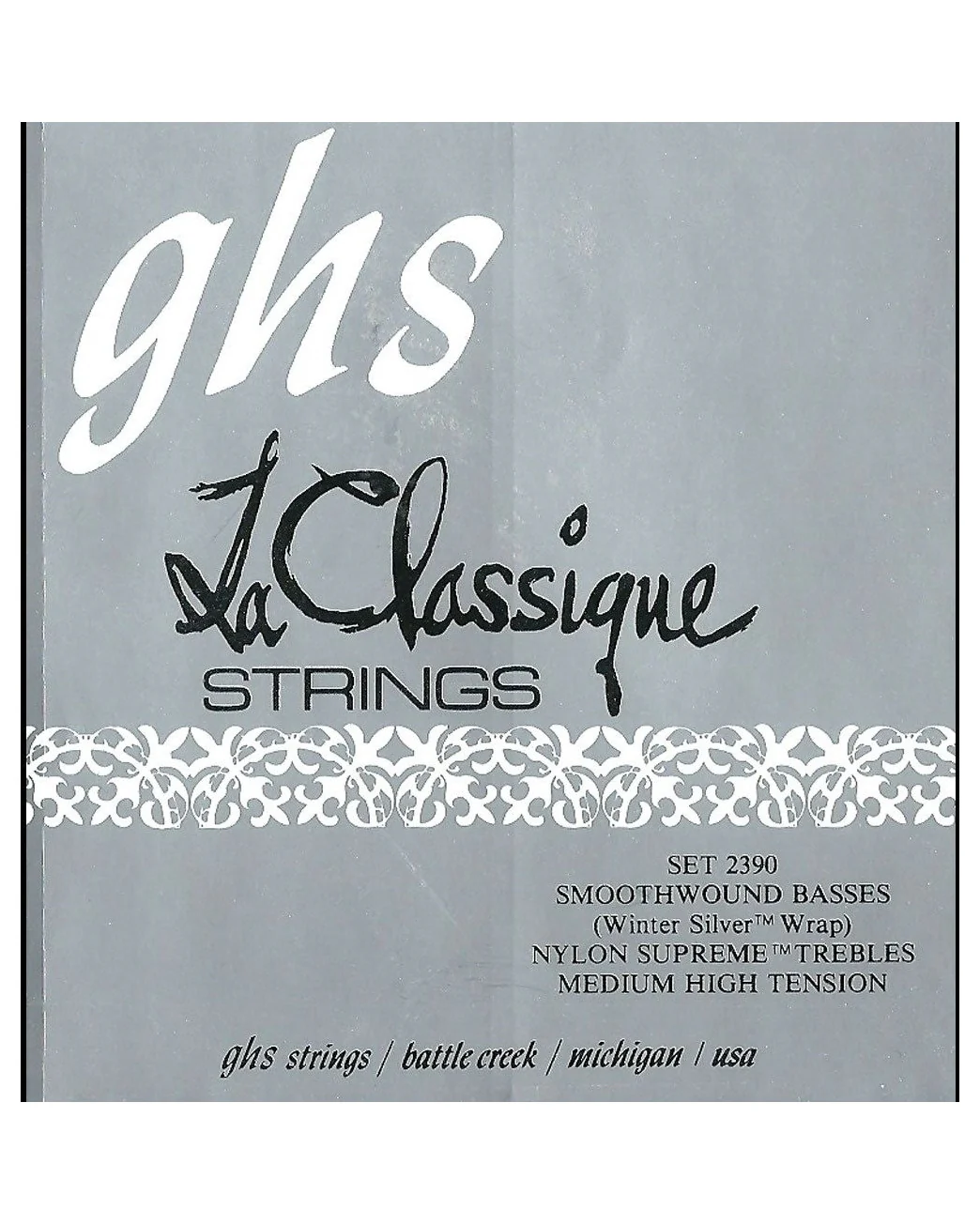 GHS 2390 La Classique Smoothwound Classical Guitar Strings, Medium High Tension - Image 2