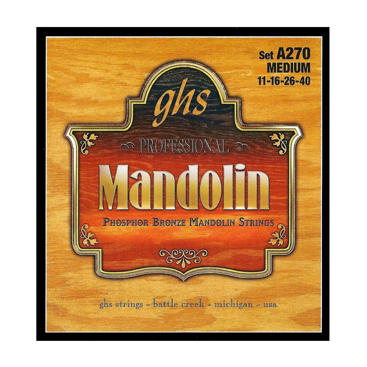 GHS A270 Phosphor Bronze Mandolin Strings, Medium - Image 2