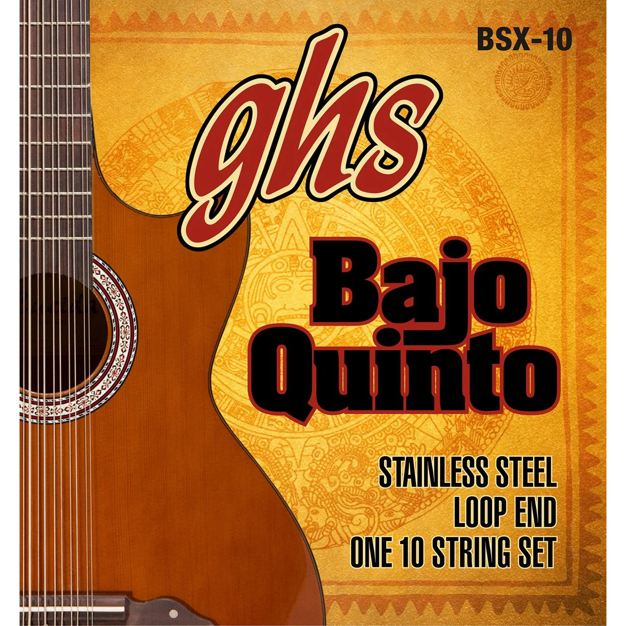 GHS BSX-10 Stainless Steel 10-String Bajo Quinto Strings - Image 2