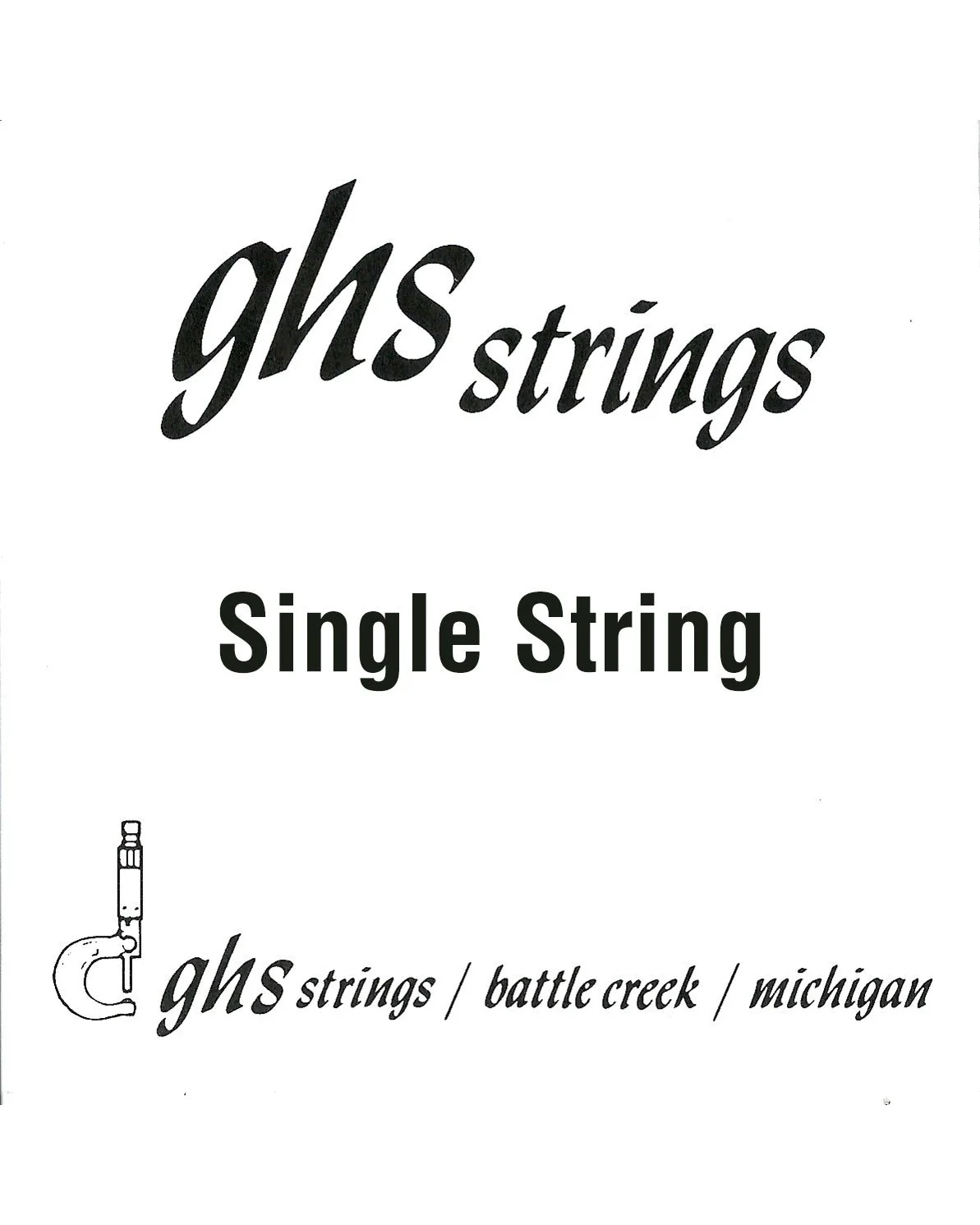 GHS Nickel Roundwound Ball End Single String, .018in - Image 2