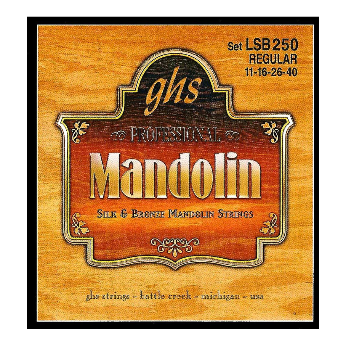 GHS LSB250 Silk & Bronze Mandolin Strings, Regular - Image 2