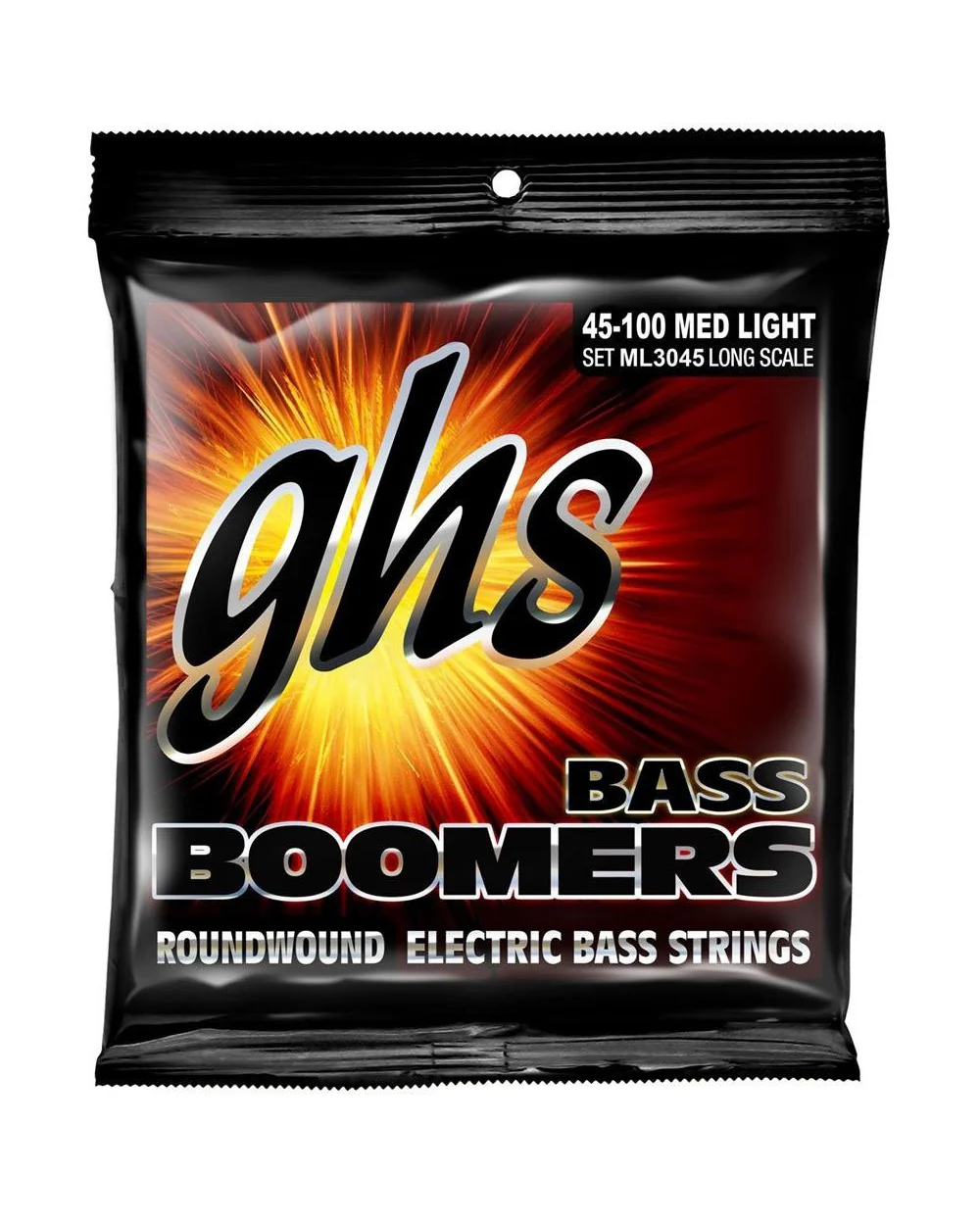 GHS ML3045 Bass Boomers Nickel Plated Electric Bass Strings, Medium Light - Image 2