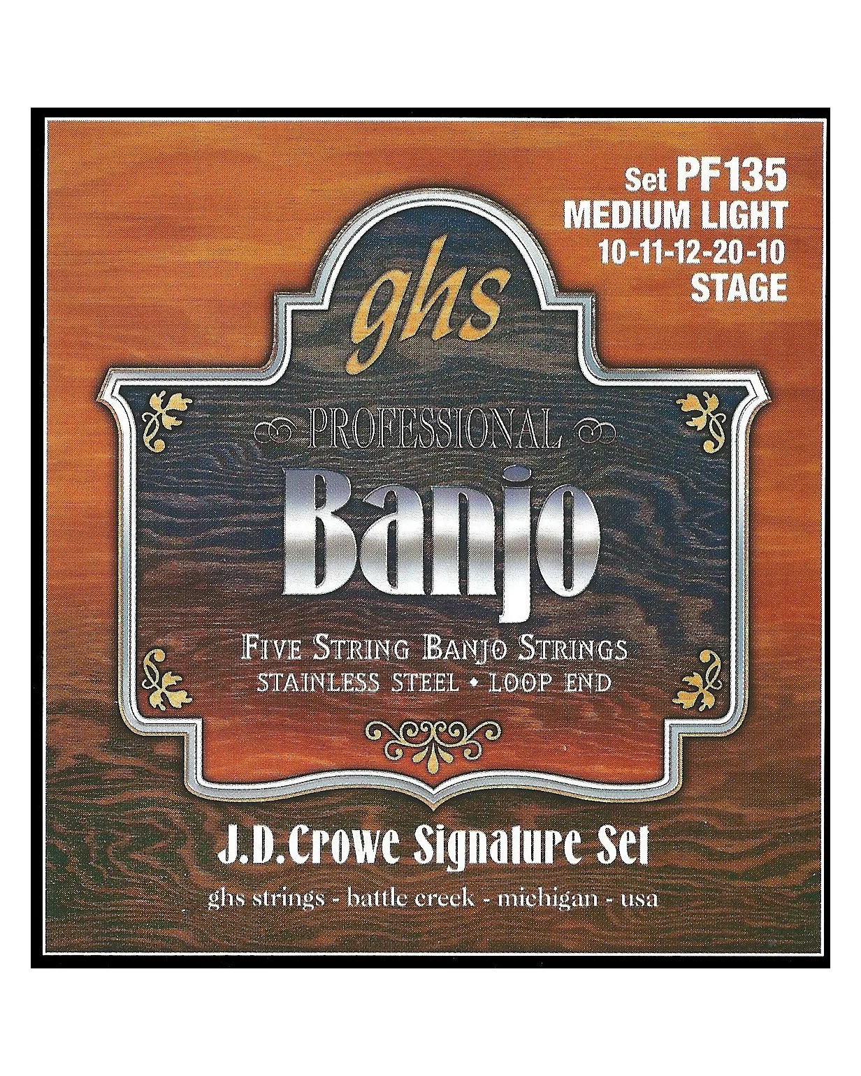 GHS PF135 J.D. Crowe Signature Stage Banjo Strings - Image 2