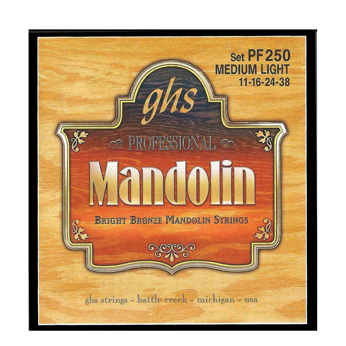 GHS PF250 Bright Bronze Mandolin Strings, Medium Light - Image 2