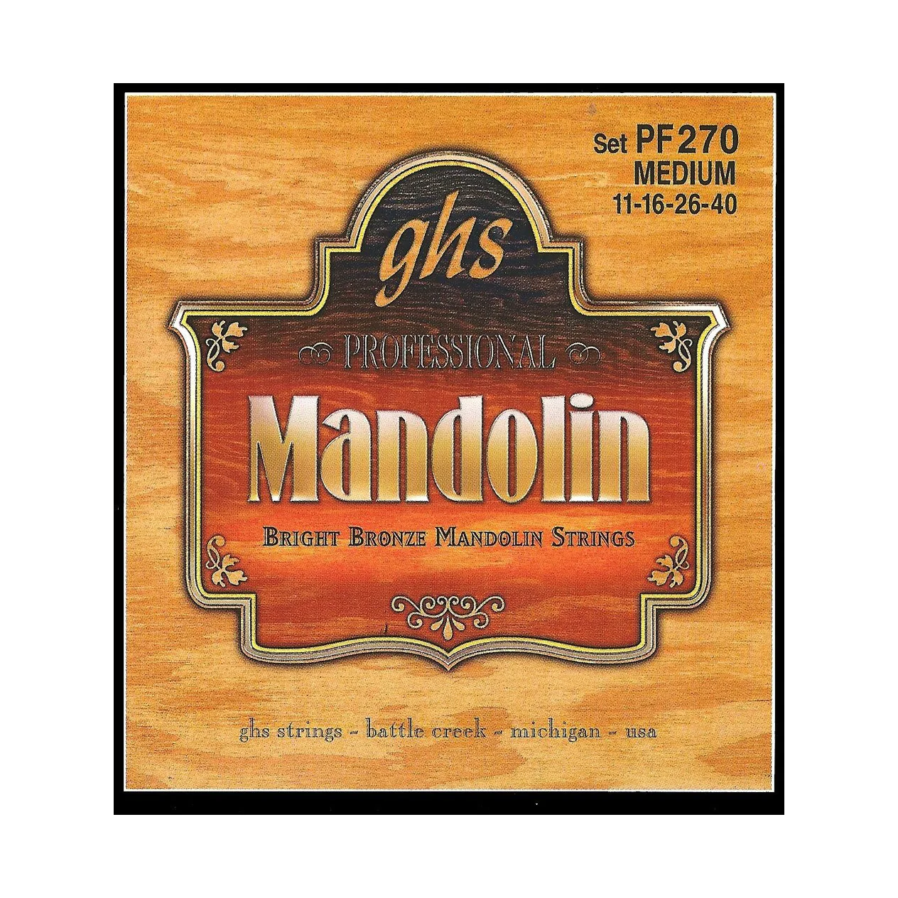 GHS PF270 Bright Bronze Mandolin Strings, Medium - Image 2