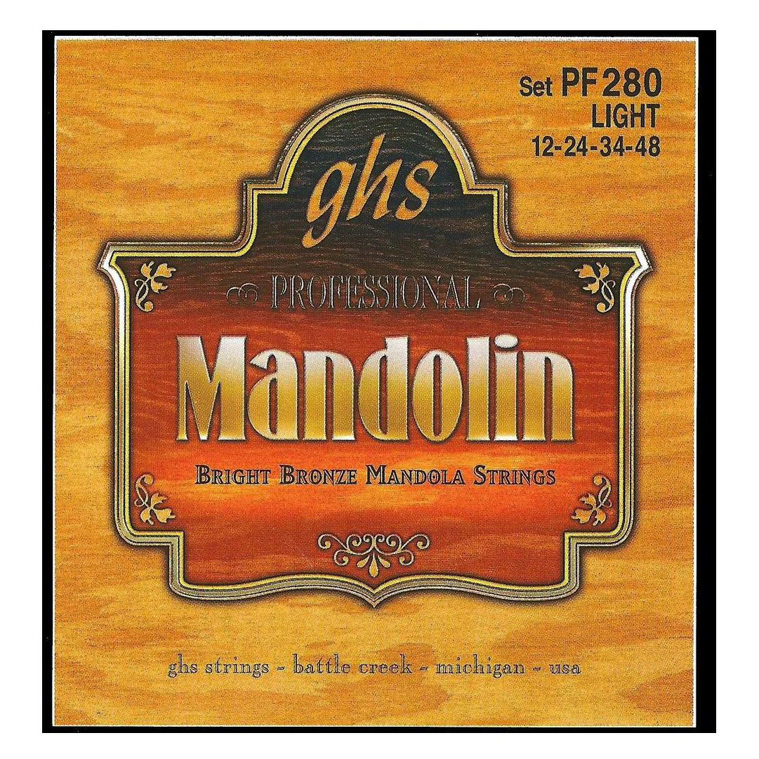 GHS PF280 Bright Bronze Mandola Strings, Light - Image 2
