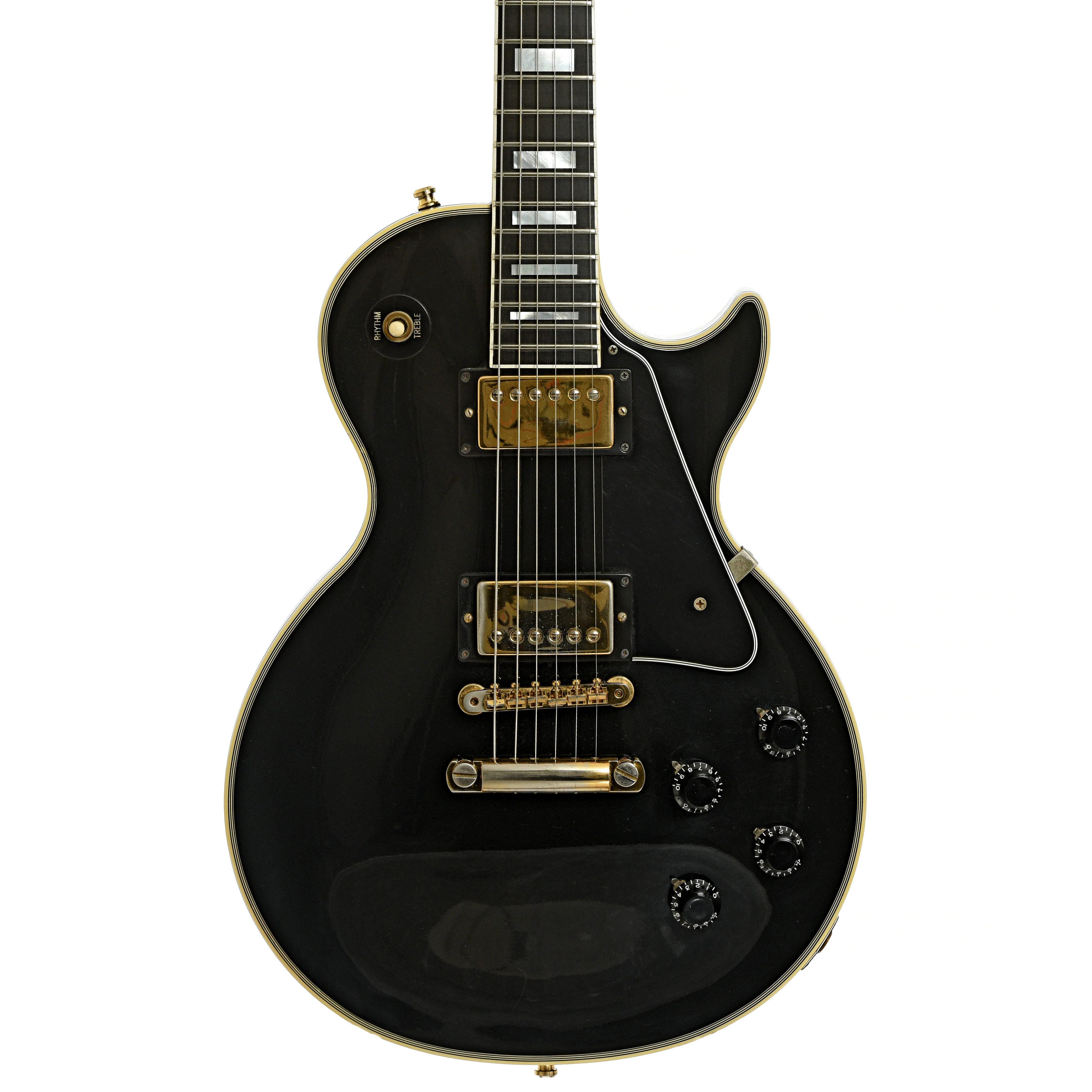Gibson Les Paul Custom '57 Black Beauty Reissue Electric Guitar (1992) - Image 2