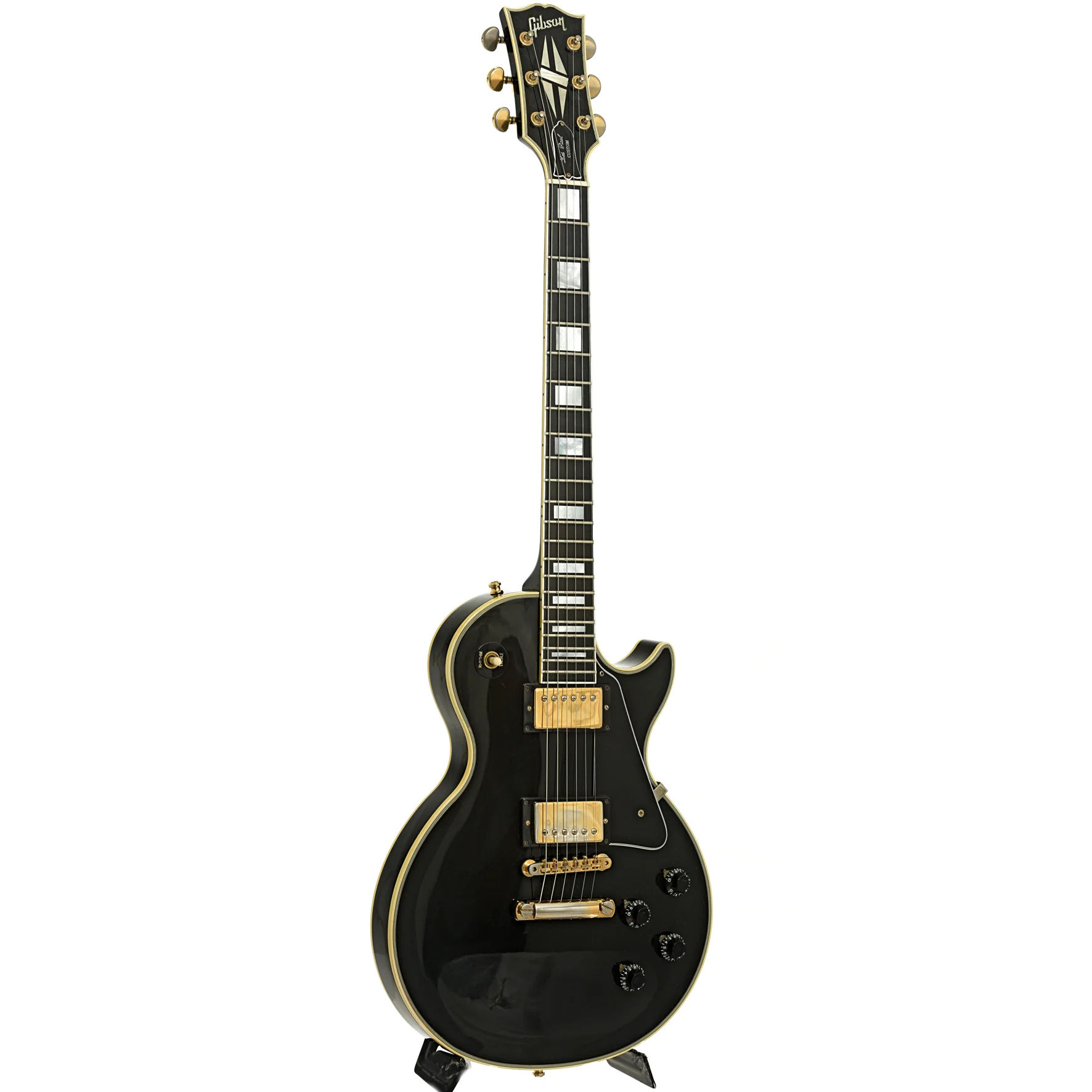 Gibson Les Paul Custom '57 Black Beauty Reissue Electric Guitar (1992) - Image 3