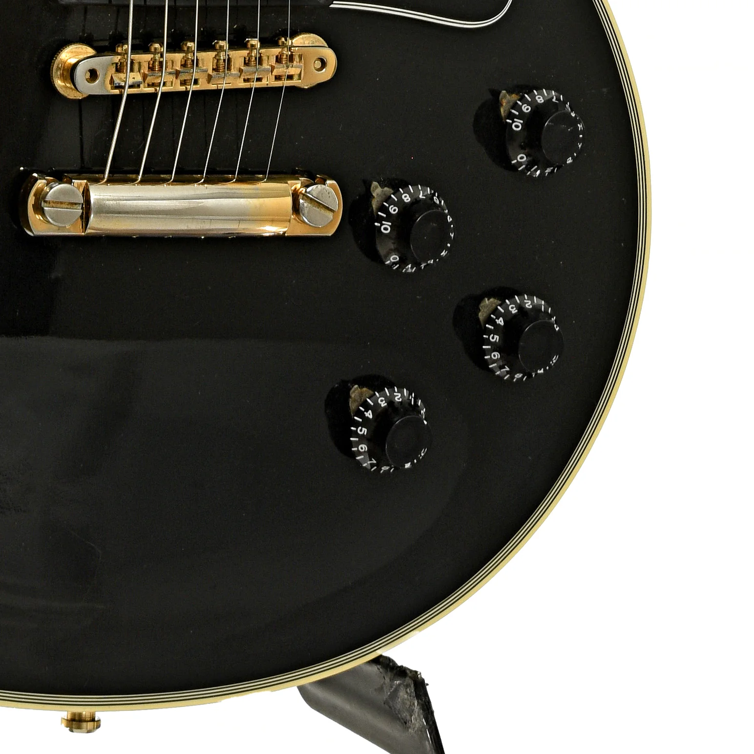 Gibson Les Paul Custom '57 Black Beauty Reissue Electric Guitar (1992) - Image 5