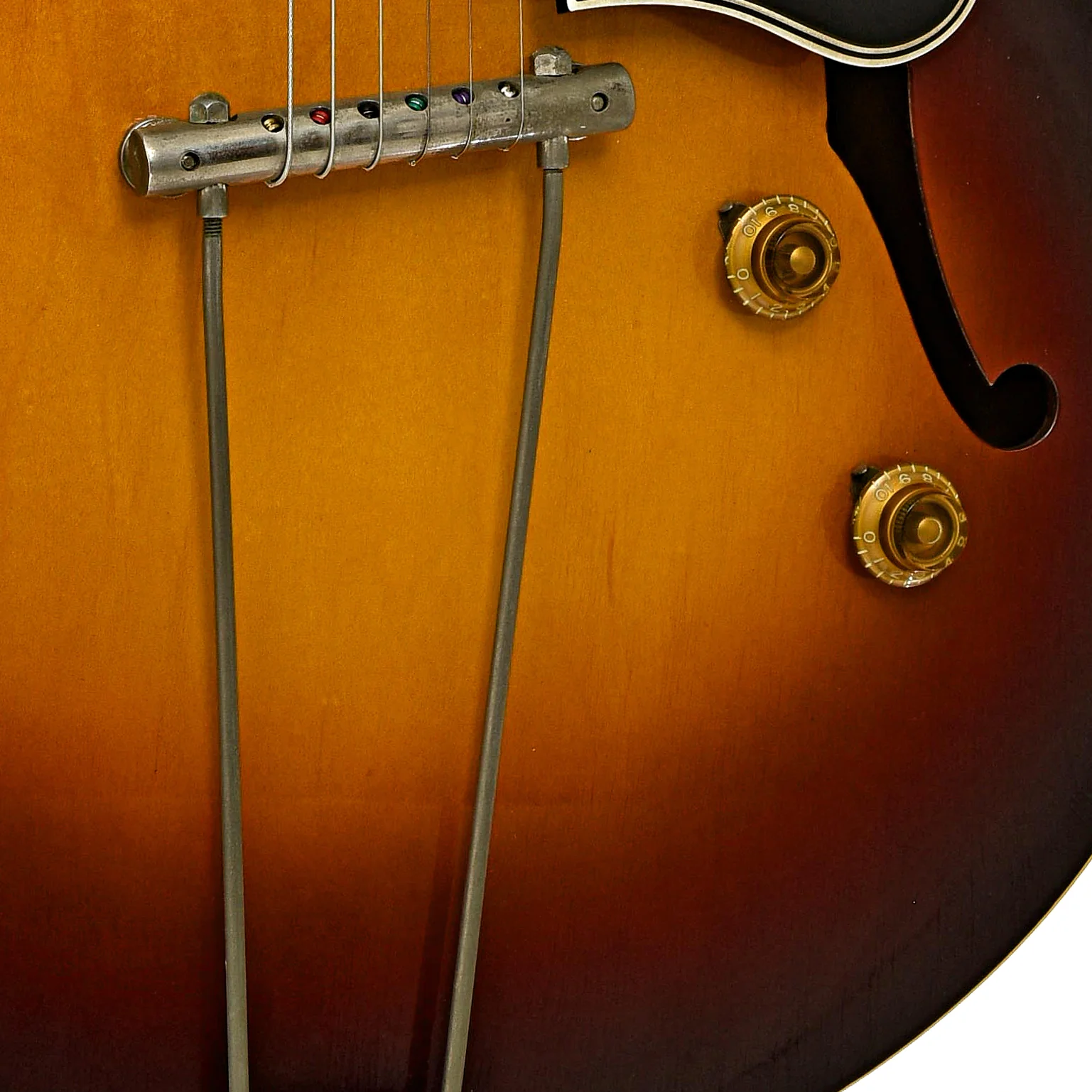 Gibson ES-225T Hollow Body Electric Guitar (1957) - Image 5