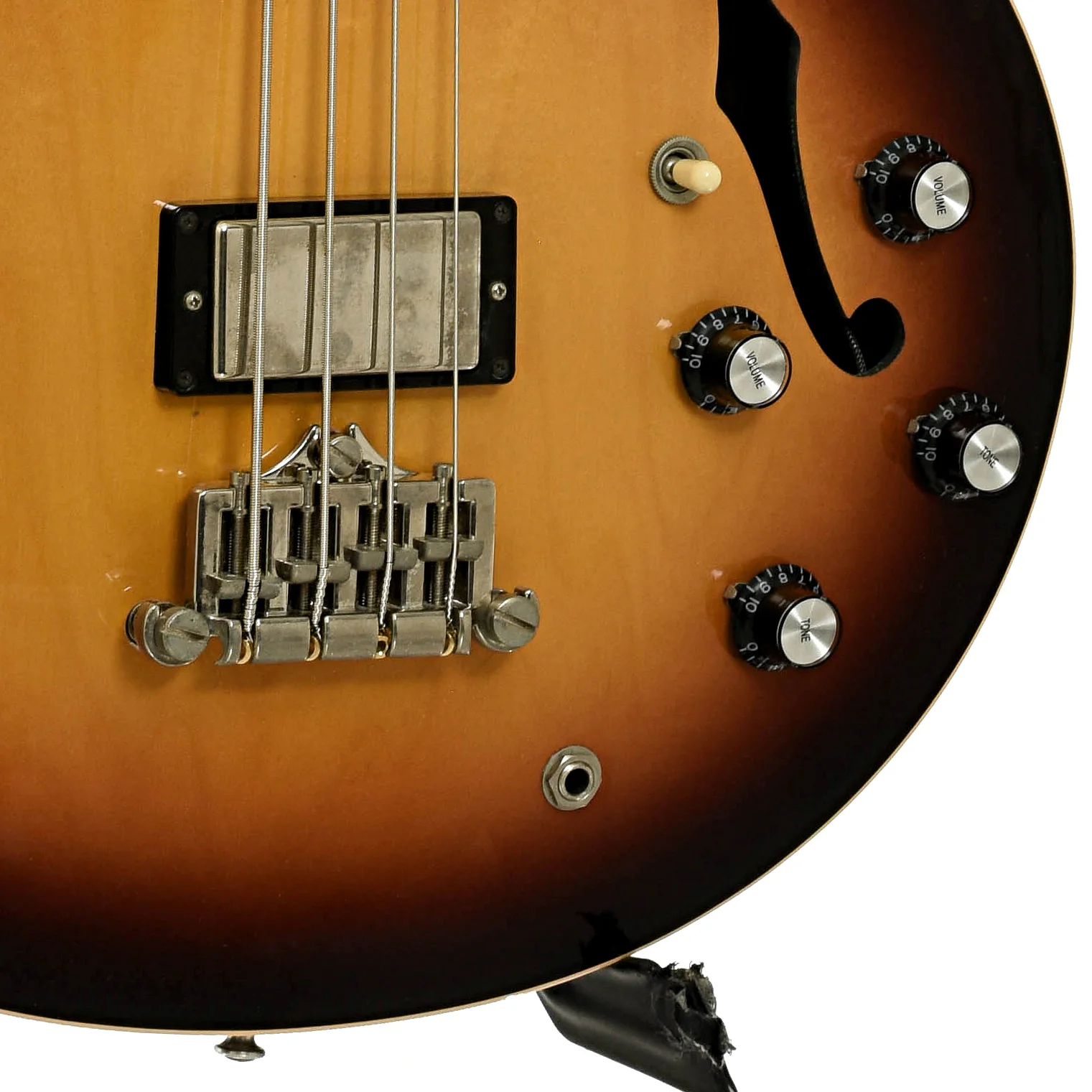 Gibson ES-335 Hollowbody Bass Guitar (2013) - Image 5