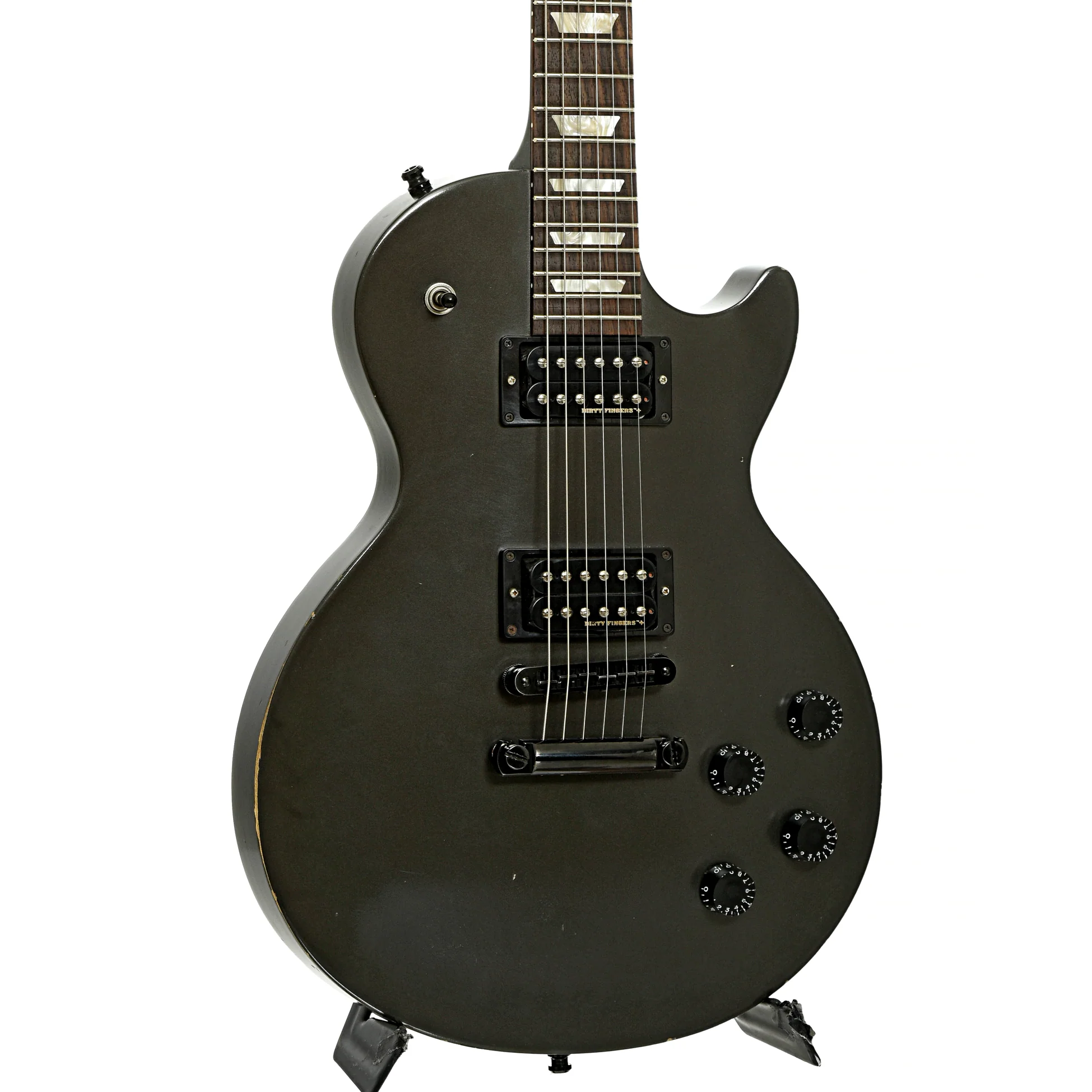 Gibson Government Series Les Paul Gunmetal Grey Electric Guitar (2013) - Image 4