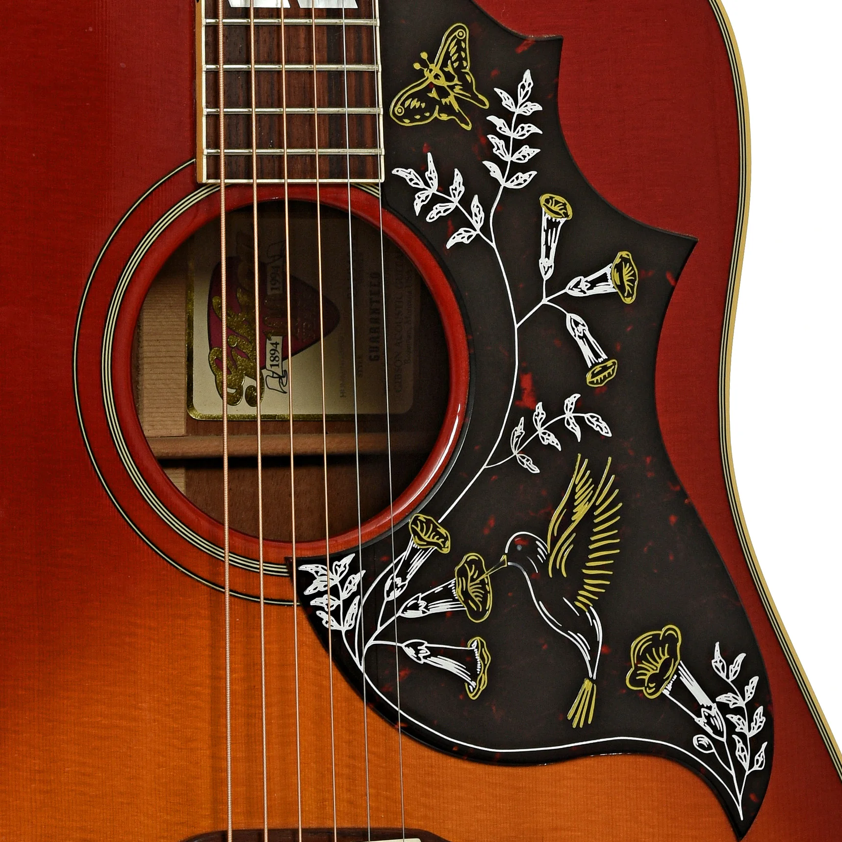 Gibson Centennial Hummingbird Acoustic Guitar (1994) - Image 6