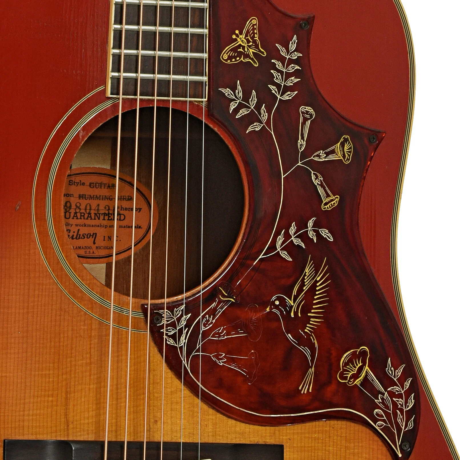 Gibson Hummingbird Acoustic Guitar (1968-69) - Image 6