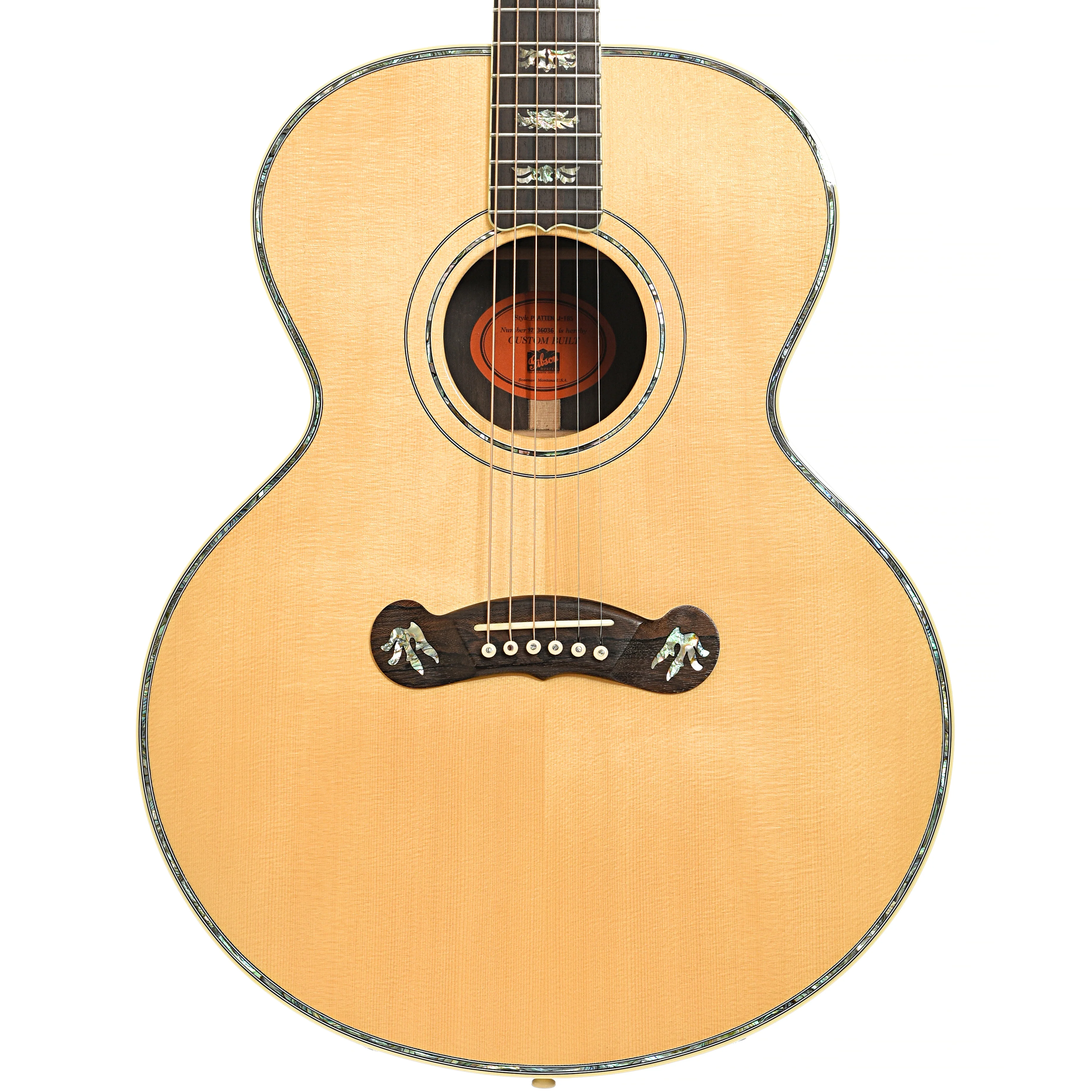 Gibson J-185 Custom Shop Acoustic Guitar (1996) - Image 2