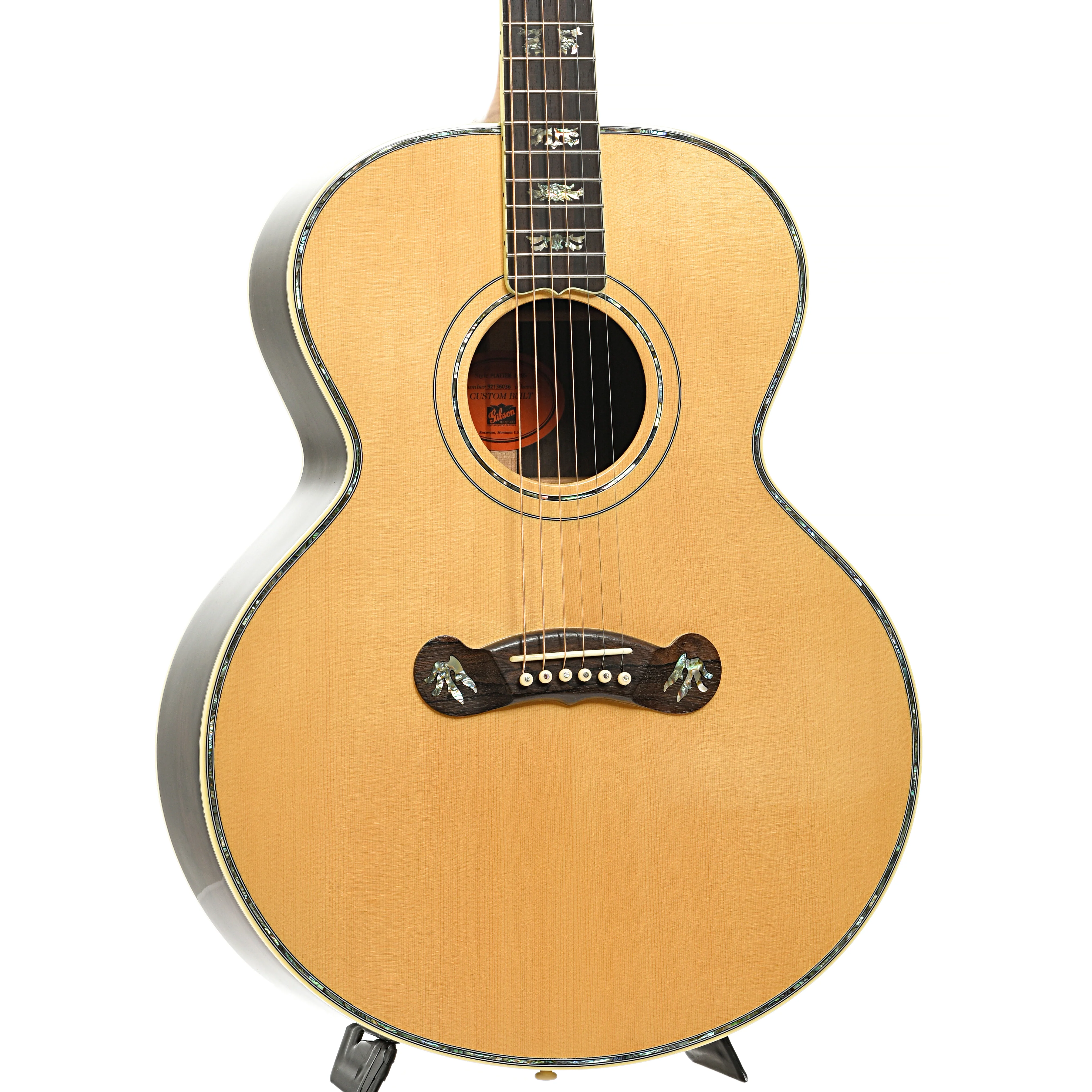 Gibson J-185 Custom Shop Acoustic Guitar (1996) - Image 4