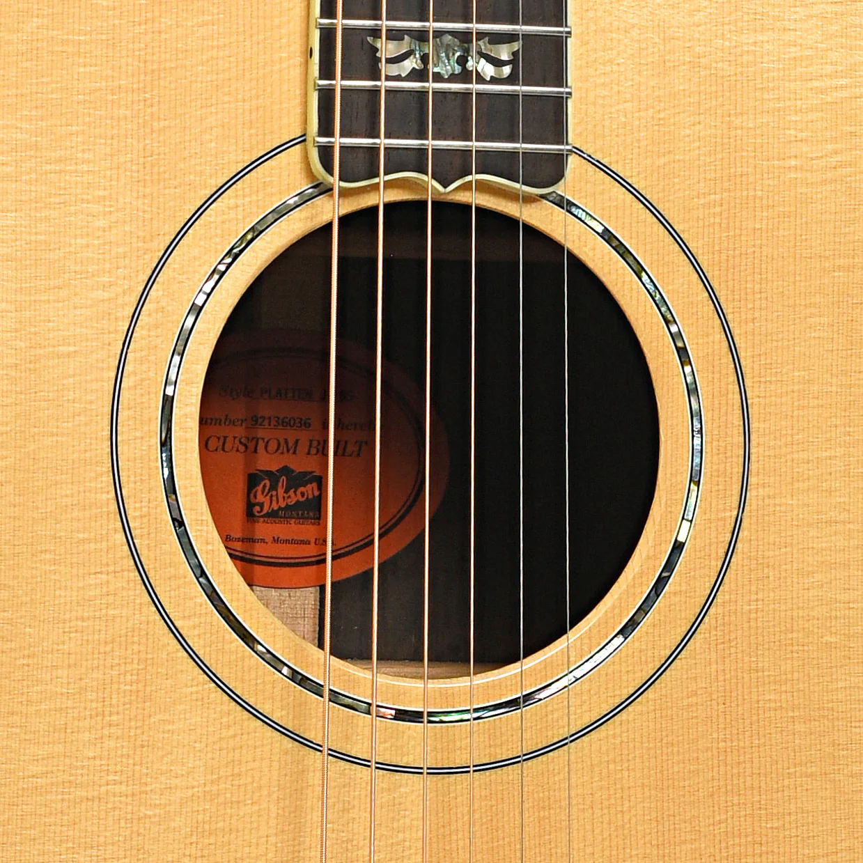 Gibson J-185 Custom Shop Acoustic Guitar (1996) - Image 6