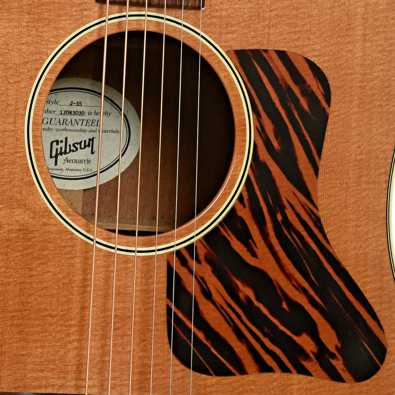 Gibson J-35 Acoustic Guitar (2013) - Image 6