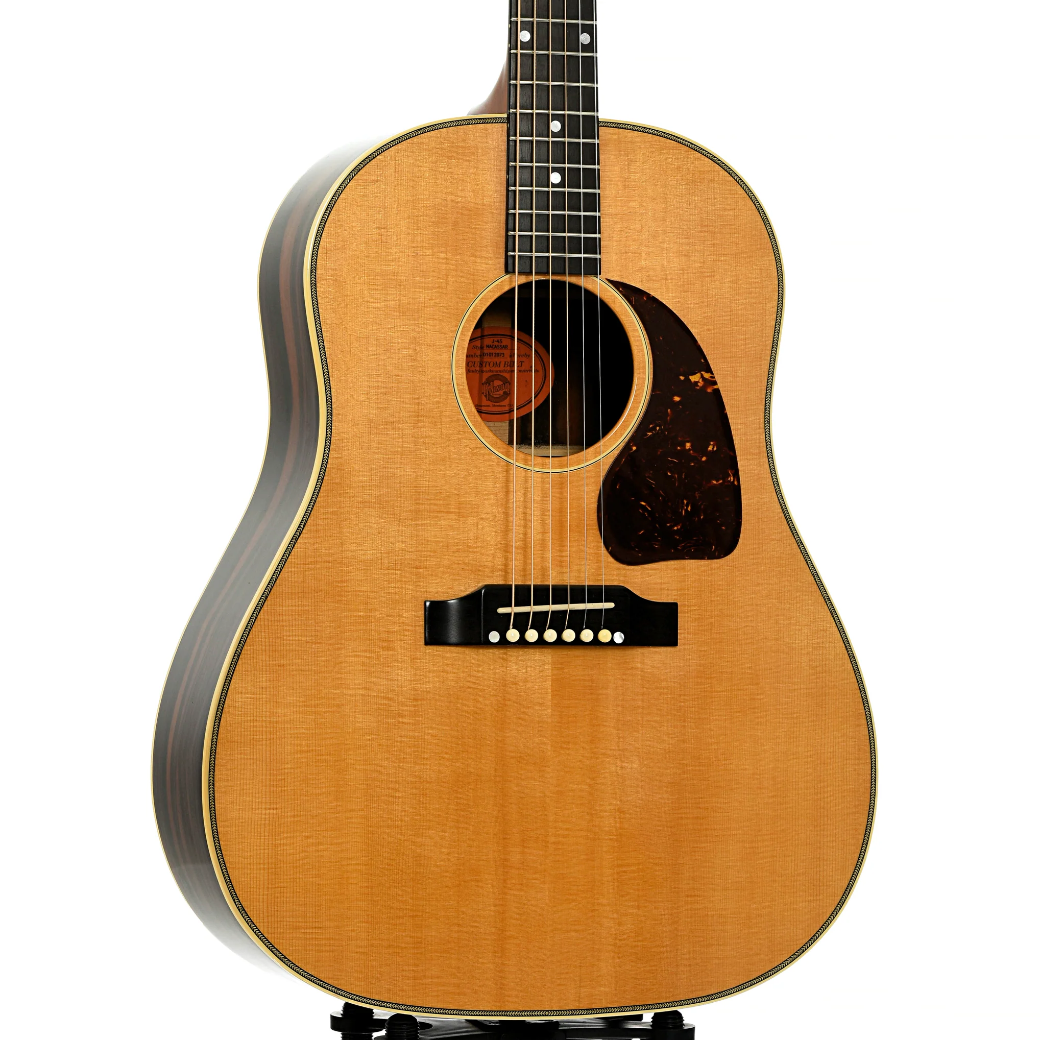 Gibson J-45 Macassar Ebony Acoustic Guitar (2002) - Image 4