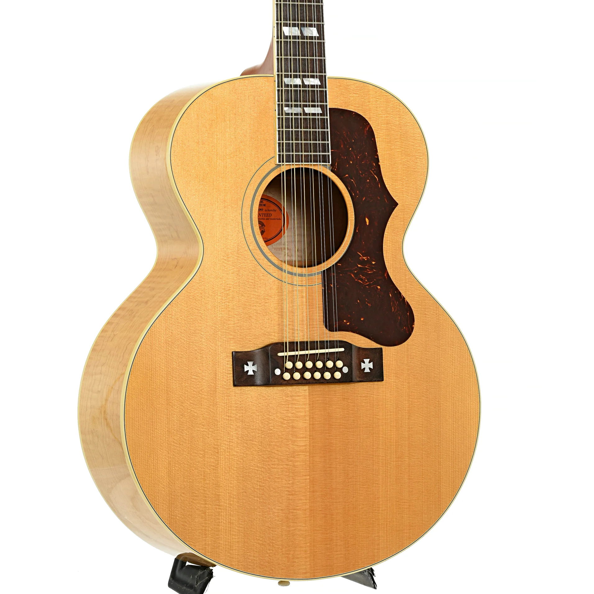 Gibson J-185 12-String Acoustic Guitar (2002) - Image 4
