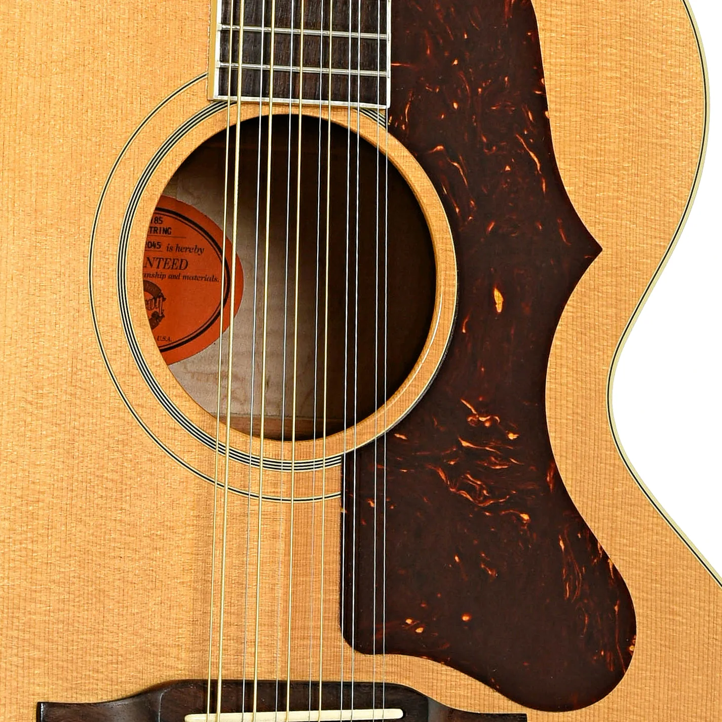 Gibson J-185 12-String Acoustic Guitar (2002) - Image 6