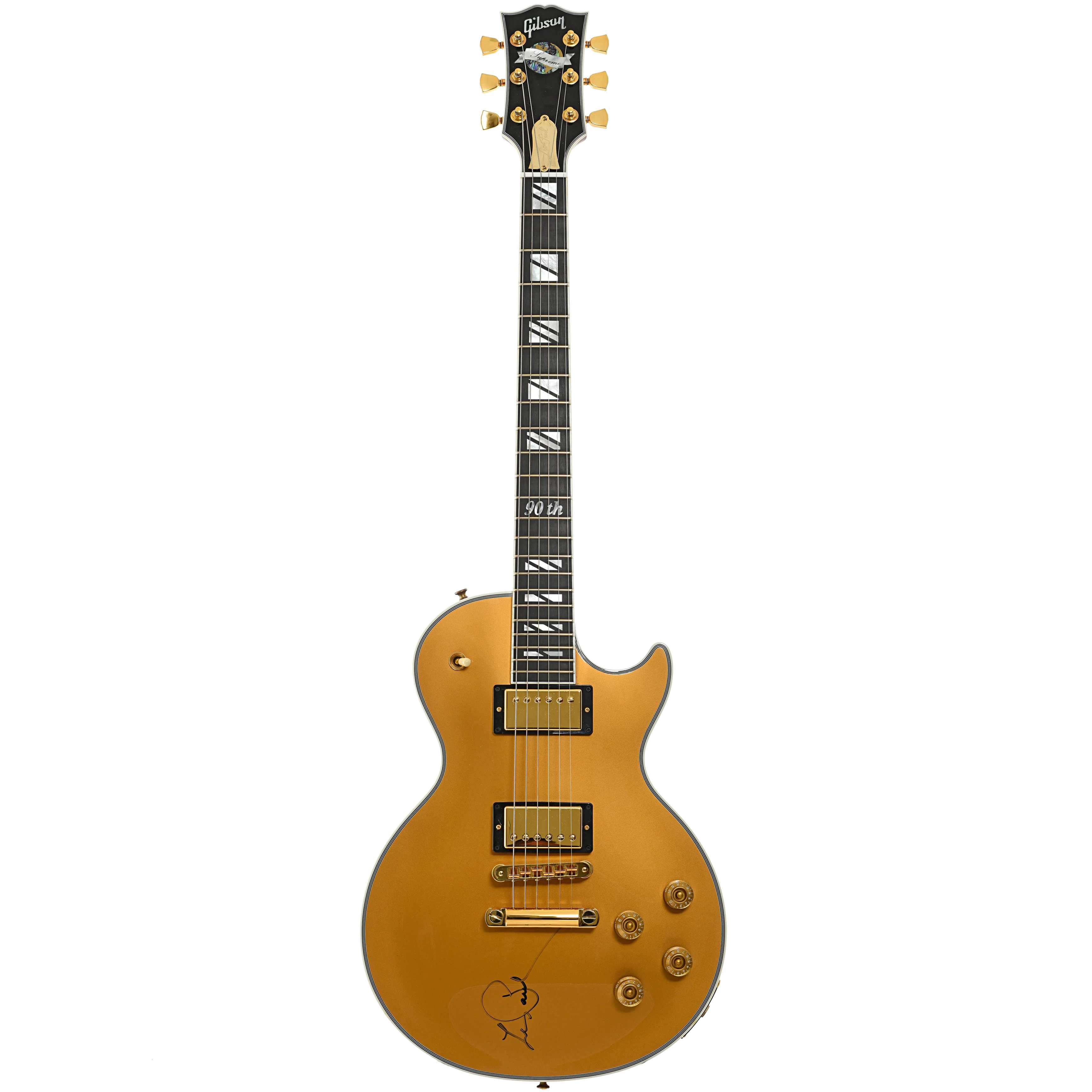 Gibson Les Paul Supreme Goldtop 90th Birthday Limited Edition Electric Guitar (2005) - Image 15