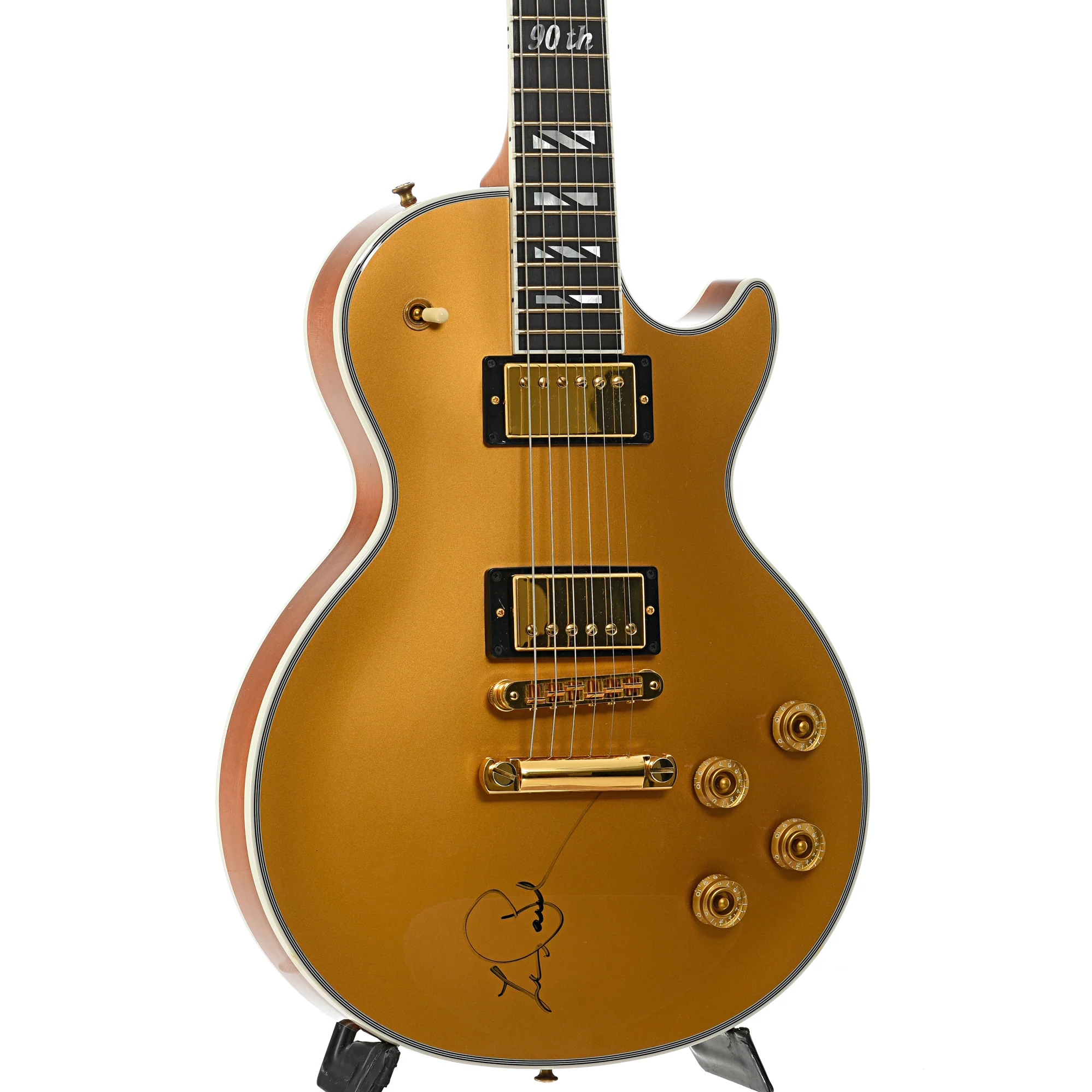 Gibson Les Paul Supreme Goldtop 90th Birthday Limited Edition Electric Guitar (2005) - Image 5