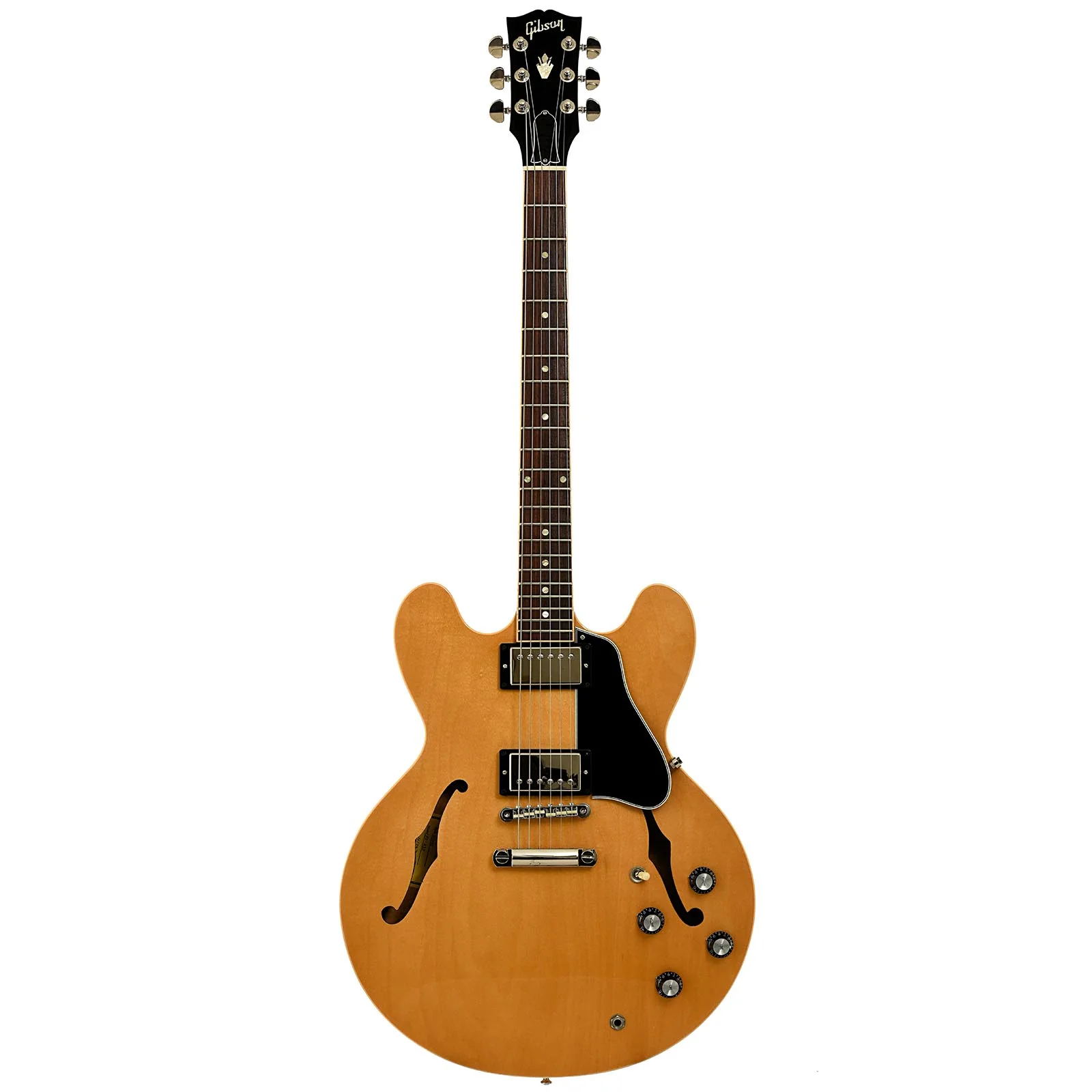Gibson Memphis ES-335 Gloss Dark Natural Hollowbody Electric Guitar (2019) - Image 12