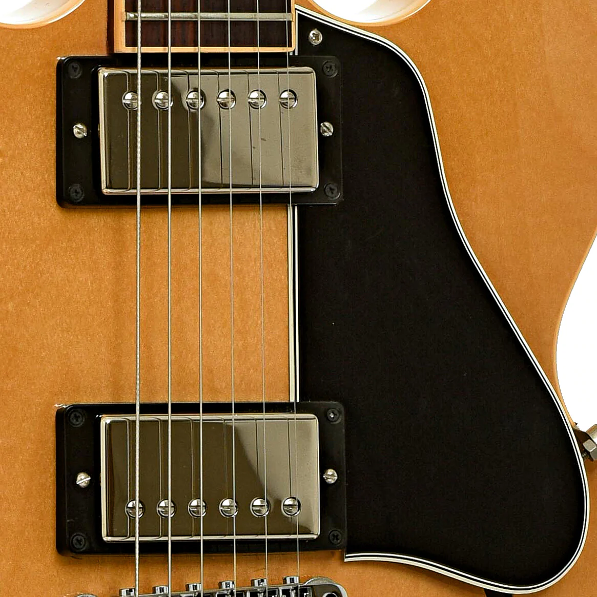 Gibson Memphis ES-335 Gloss Dark Natural Hollowbody Electric Guitar (2019) - Image 6