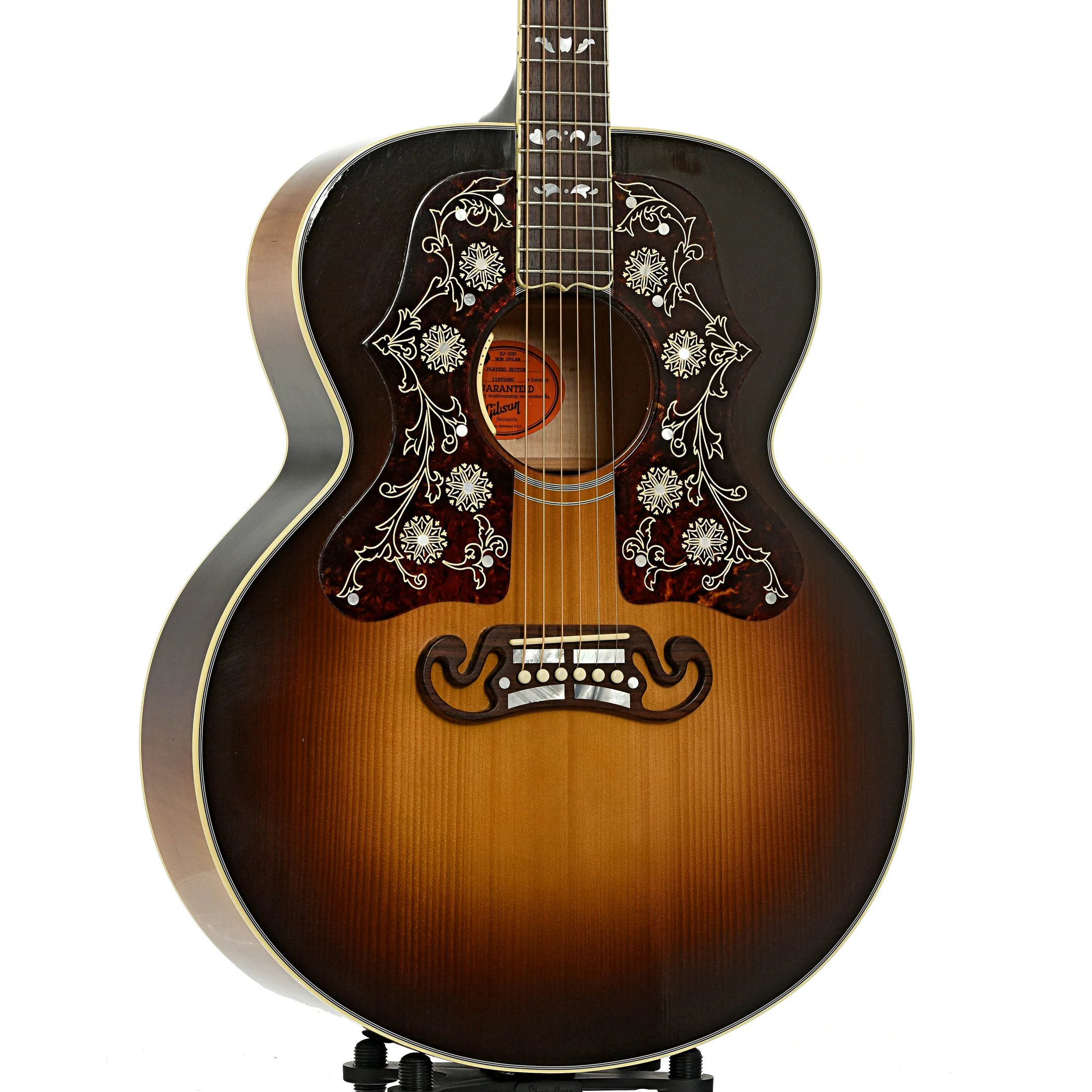 Gibson SJ-200 Bob Dylan Players Edition Acoustic Guitar (2015) - Image 4