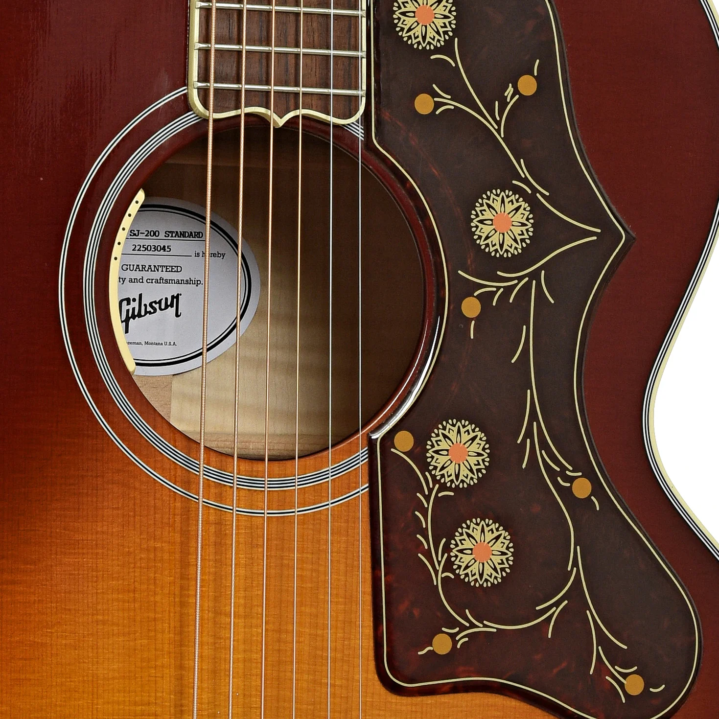 Gibson SJ-200 Standard Acoustic-Electric Guitar (2023) - Image 6