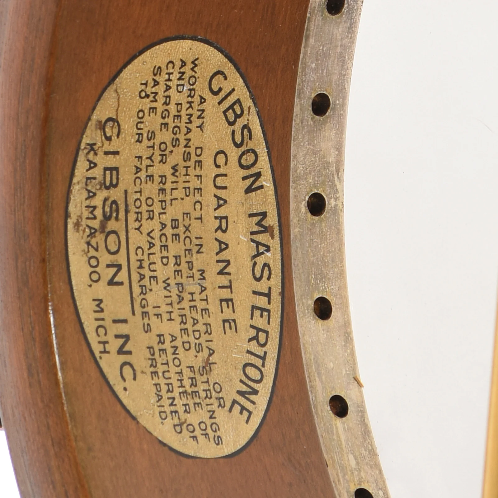 Gibson TB-6 Checkerboard Conversion Resonator Banjo (1928) - Image 11