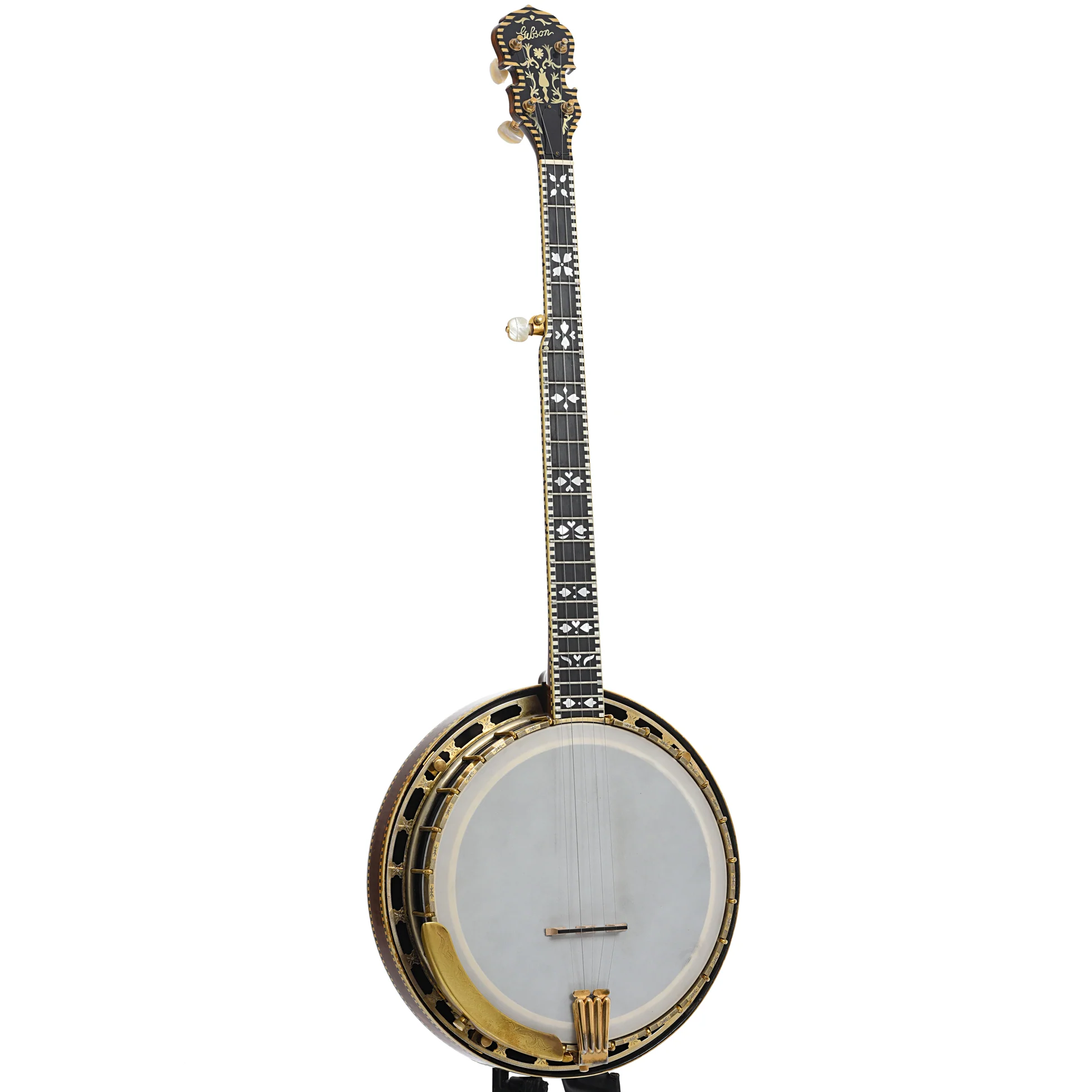 Gibson TB-6 Checkerboard Conversion Resonator Banjo (1928) - Image 3