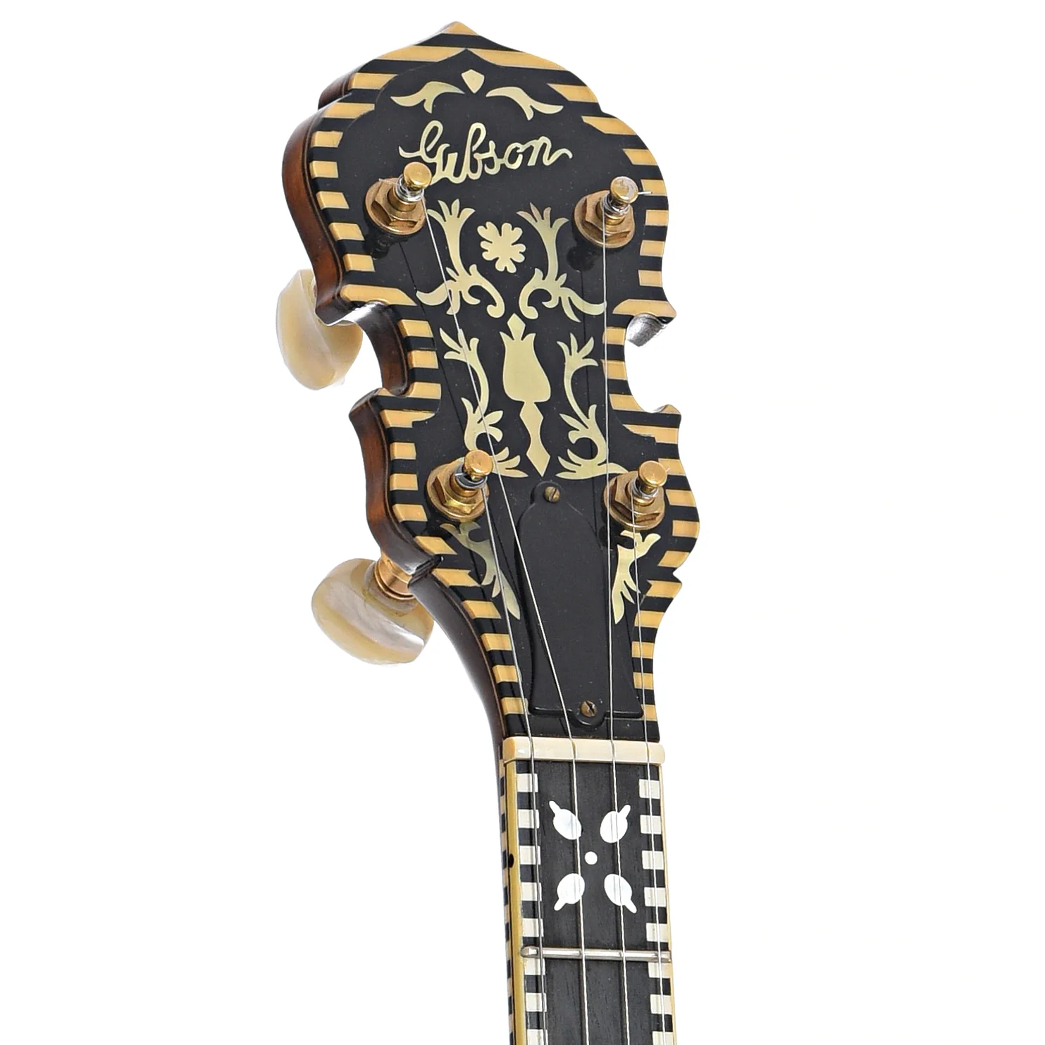 Gibson TB-6 Checkerboard Conversion Resonator Banjo (1928) - Image 8