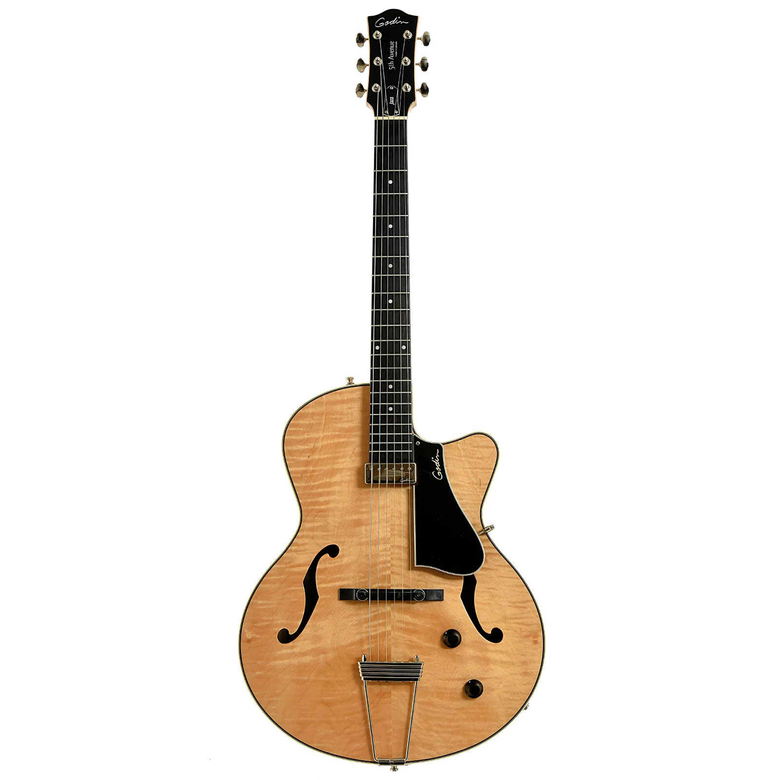 Godin 5th Ave. Jazz Natural Hollow body Electric Guitar - Image 14