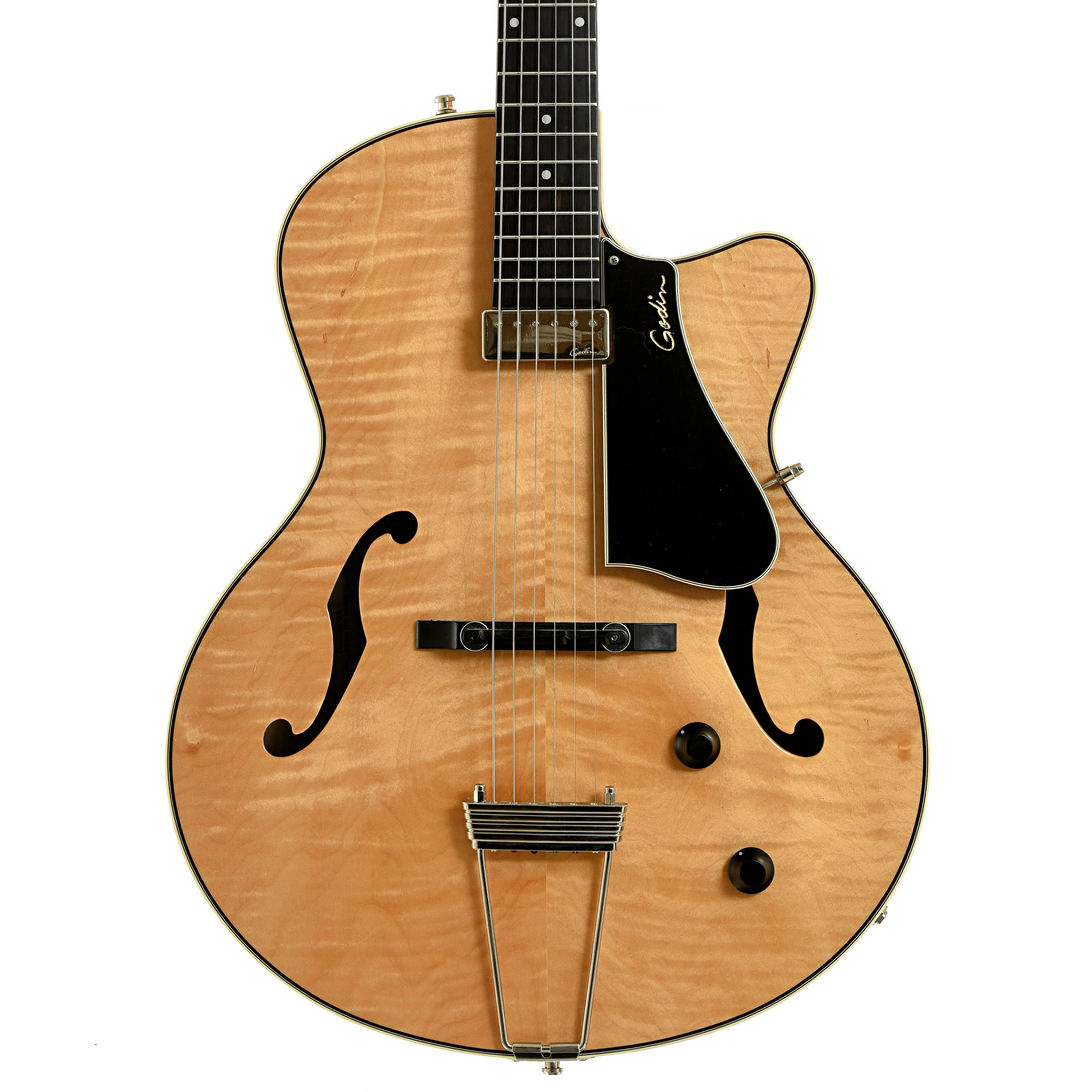 Godin 5th Ave. Jazz Natural Hollow body Electric Guitar - Image 2