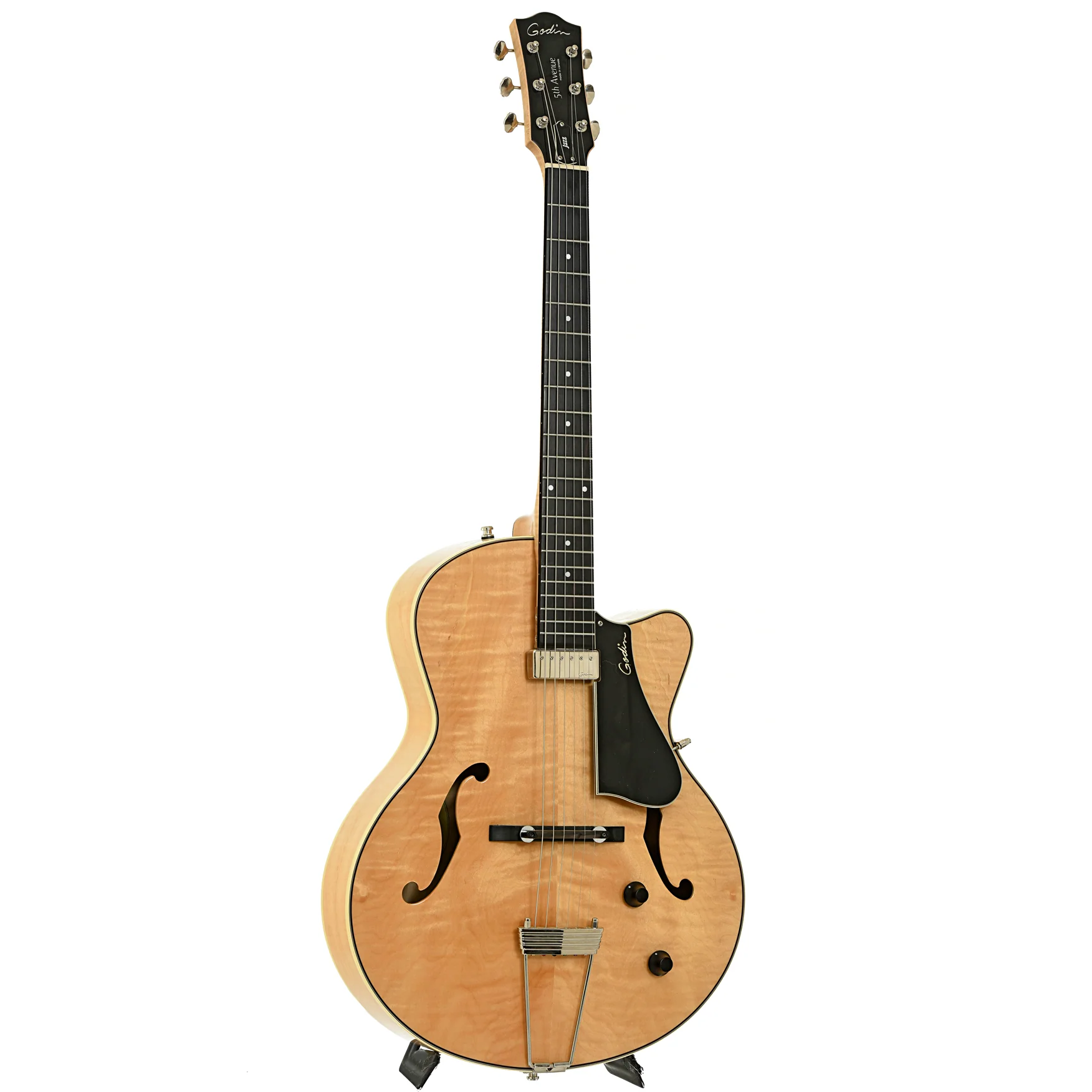 Godin 5th Ave. Jazz Natural Hollow body Electric Guitar - Image 3