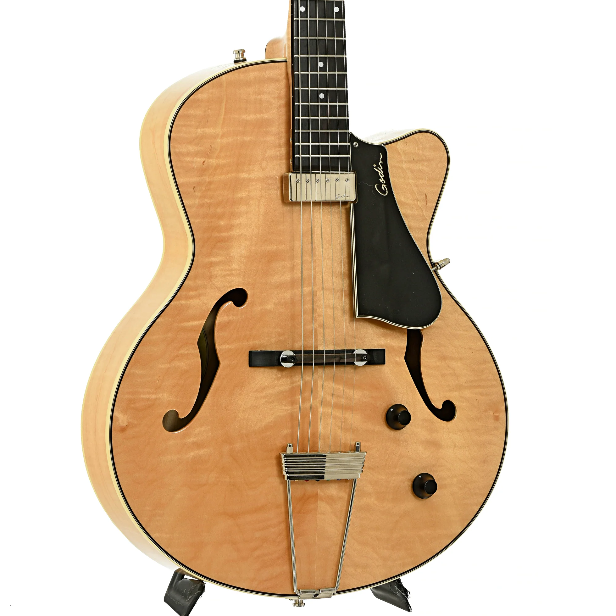 Godin 5th Ave. Jazz Natural Hollow body Electric Guitar - Image 4