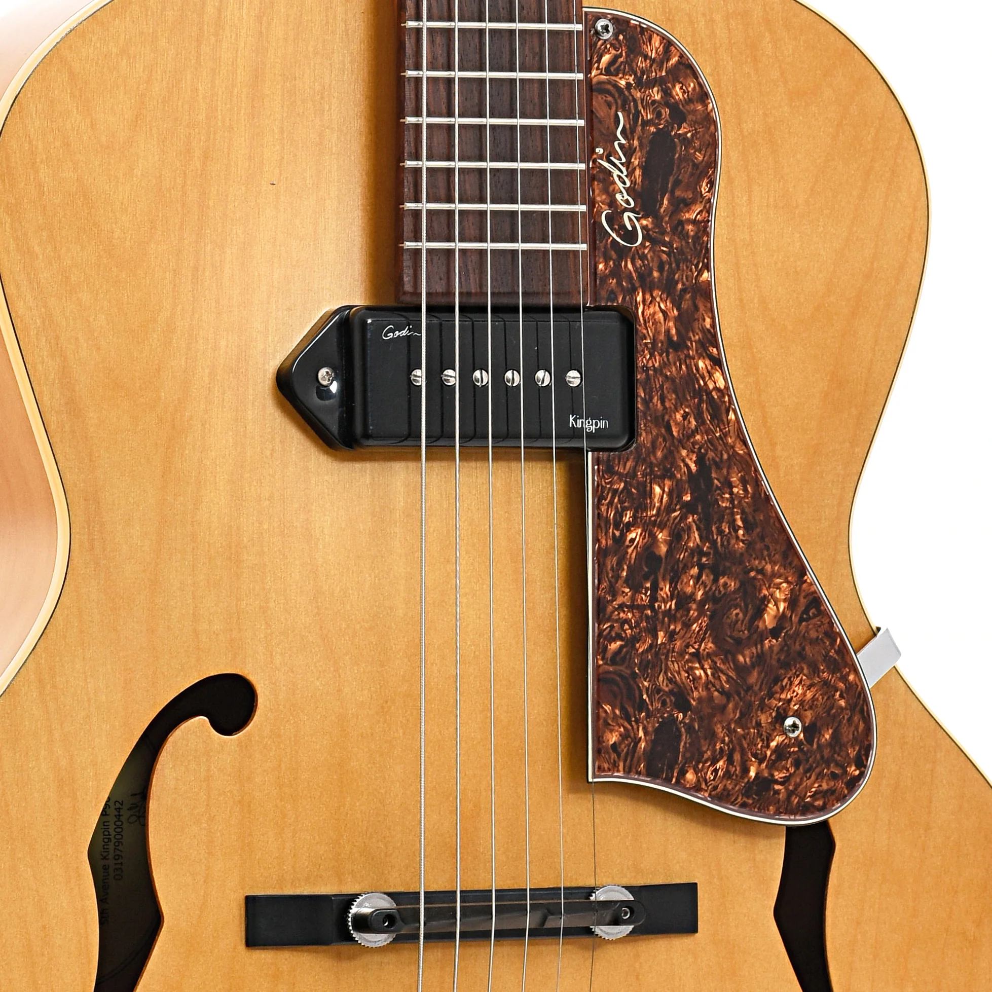 Godin 5th Ave. Kingpin Hollowbody Electric Guitar (2010s) - Image 6
