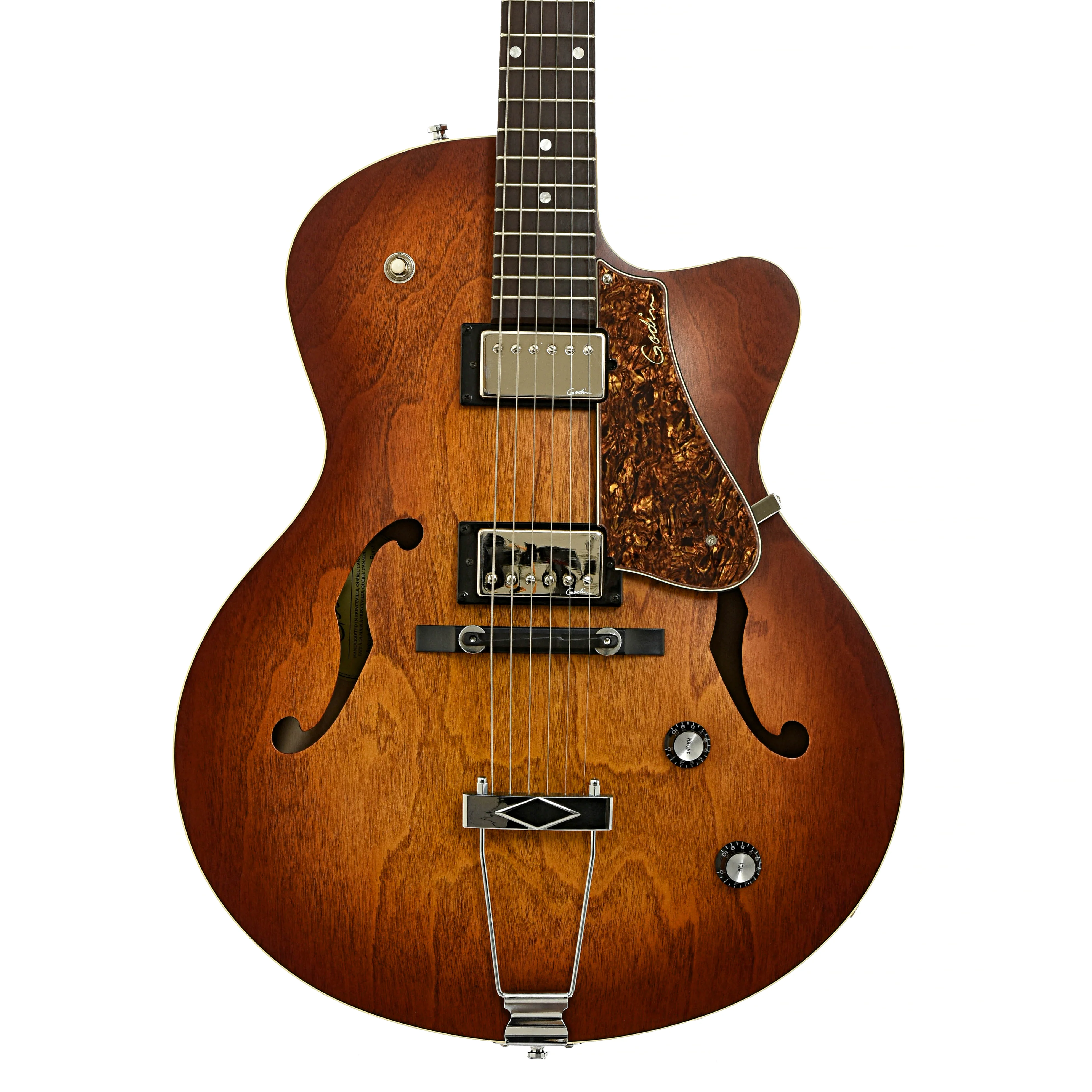 Godin 5th Avenue CW Kingpin II HB Hollowbody Electric Guitar (2020s) - Image 2