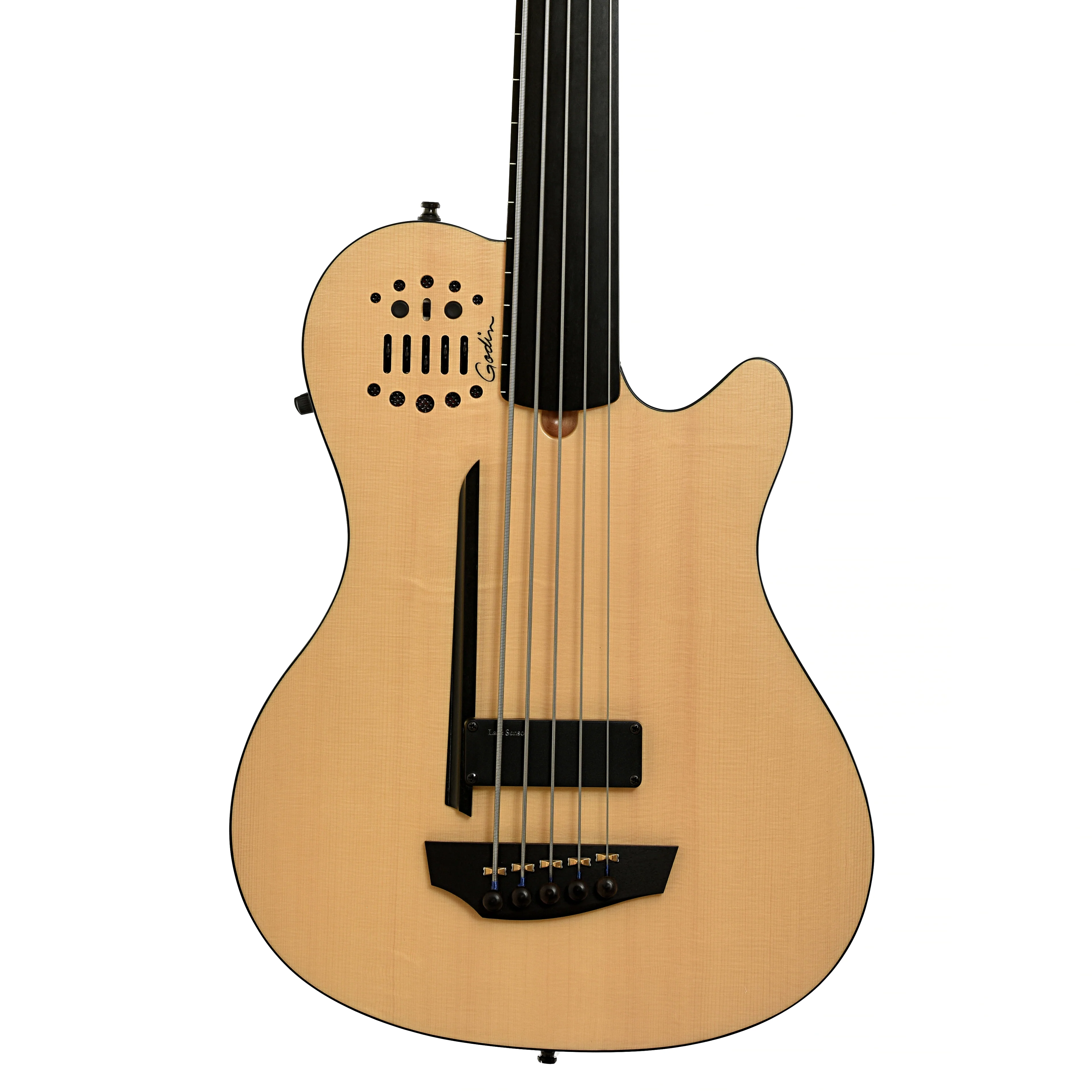 Godin A5 Ultra Fretless 5-String Acoustic-Electric Bass (2018) - Image 2