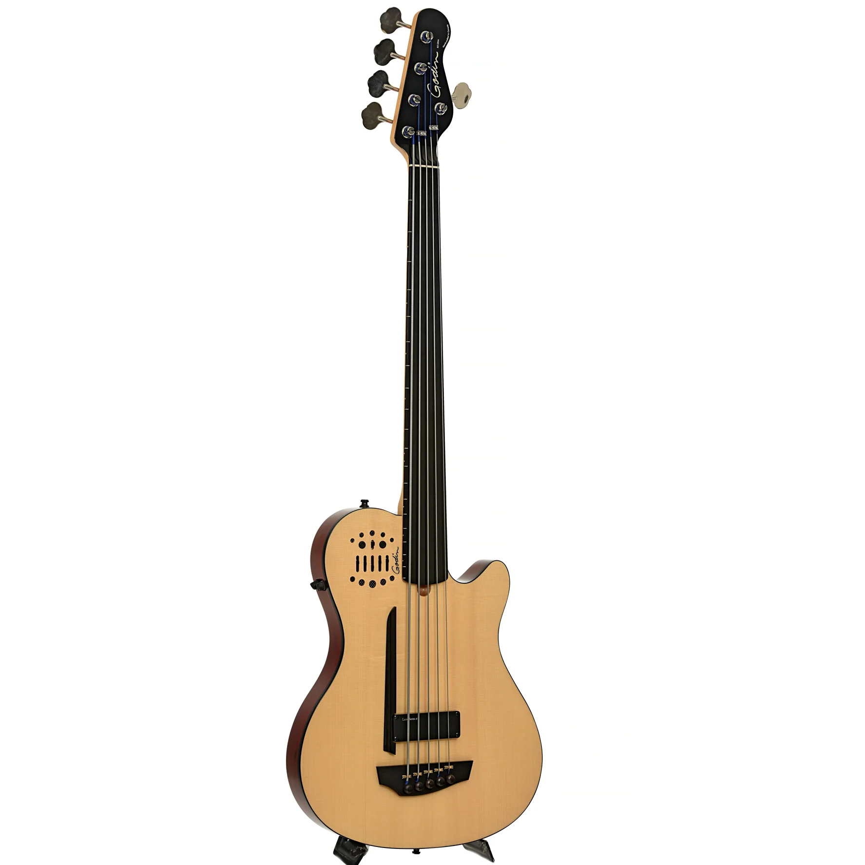 Godin A5 Ultra Fretless 5-String Acoustic-Electric Bass (2018) - Image 3