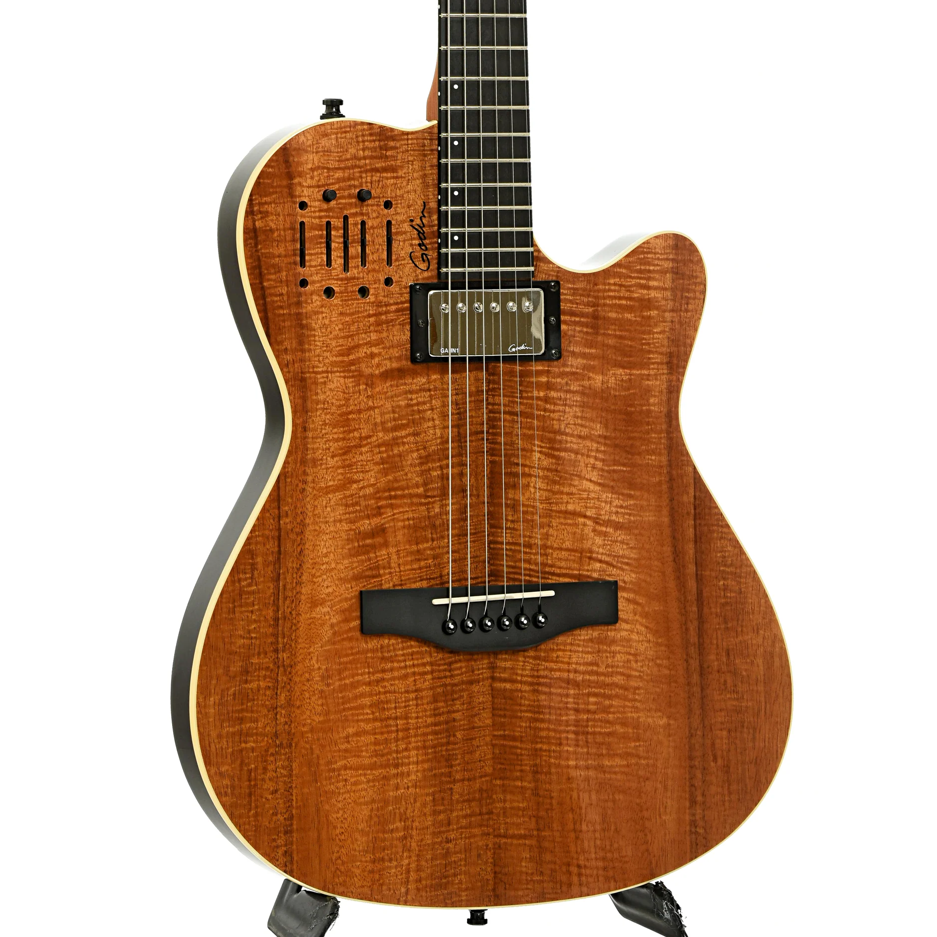 Godin A6 Ultra Extreme Koa Acoustic-Electric Guitar (c. 2022) - Image 4