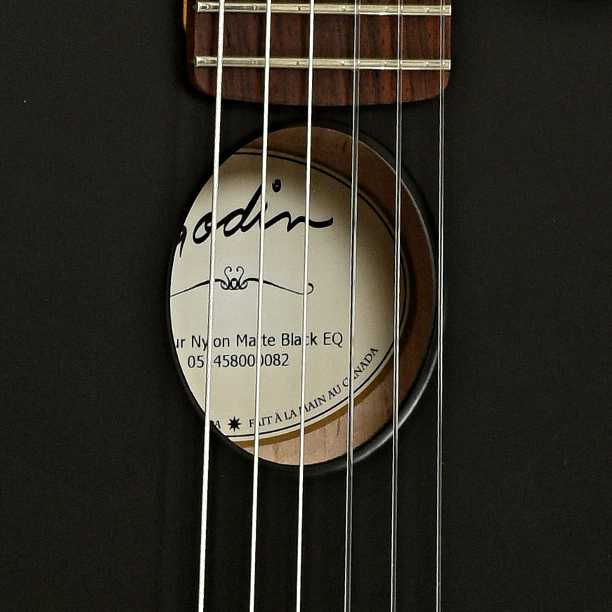 Godin G Tour Nylon String Matte Black Acoustic-Electric Guitar (2020s) - Image 6
