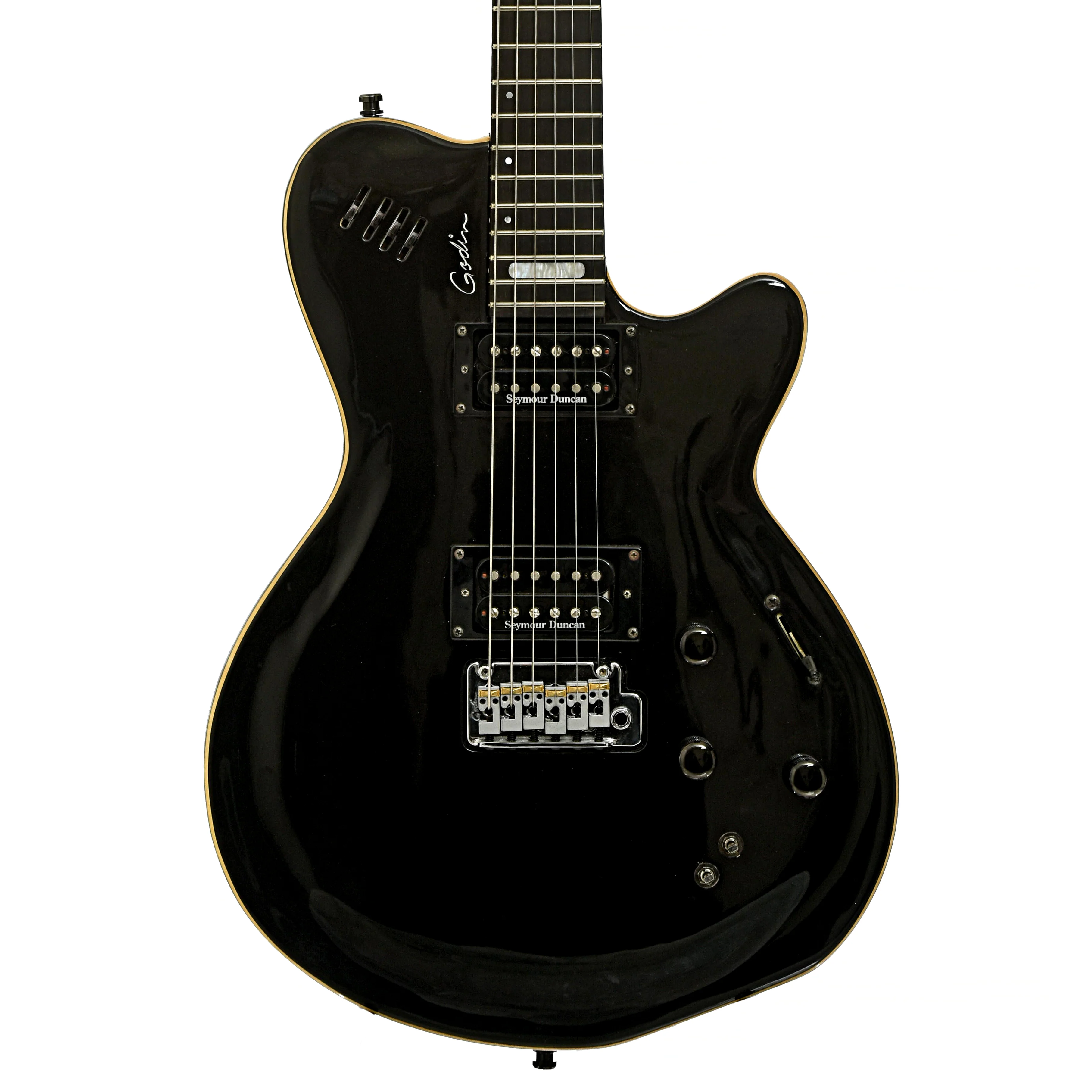 Godin LGXT Black Pearl with Synth Access Electric Guitar (2006) - Image 2