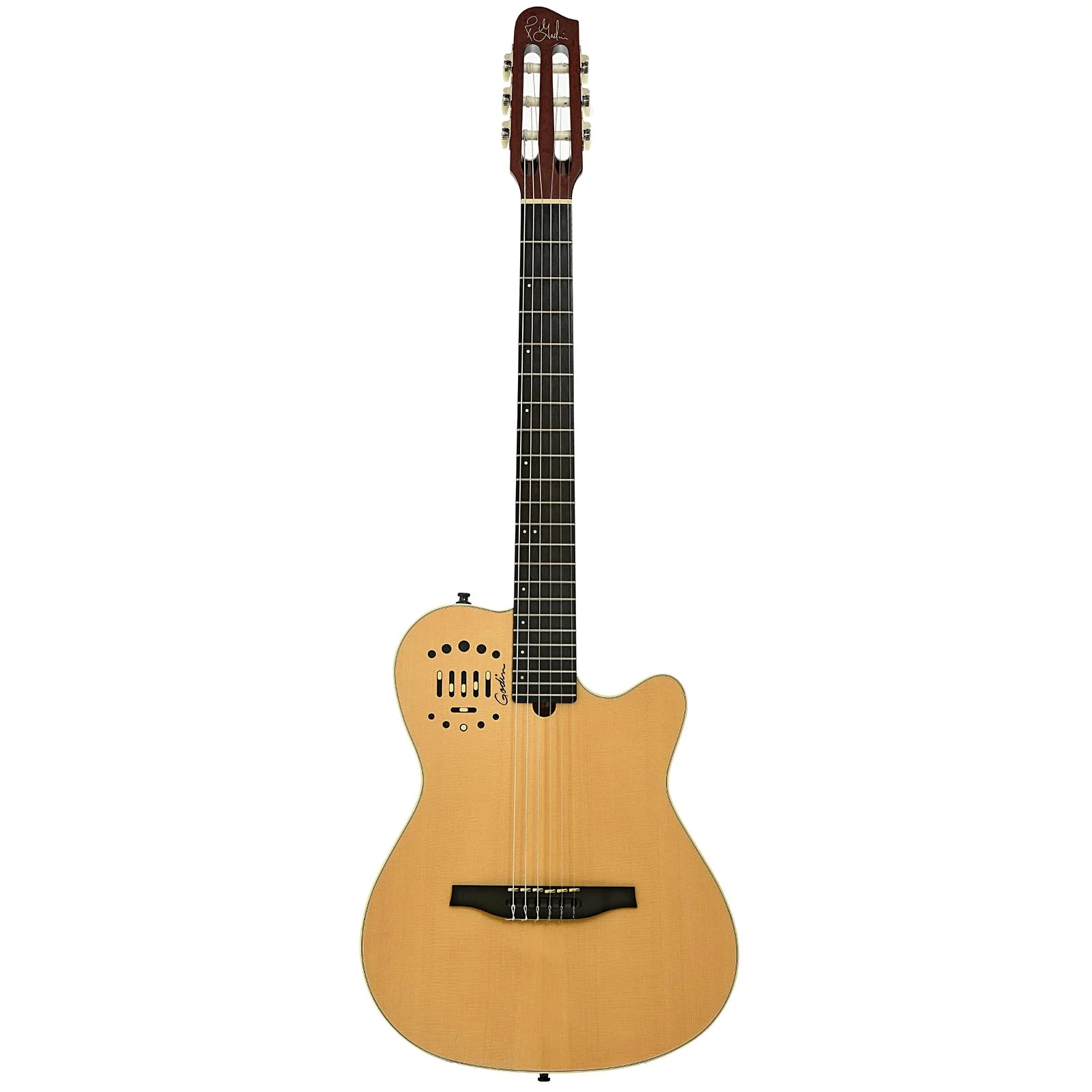 Godin Multiac Nylon Deluxe Acoustic-Electric Guitar (2022) - Image 14