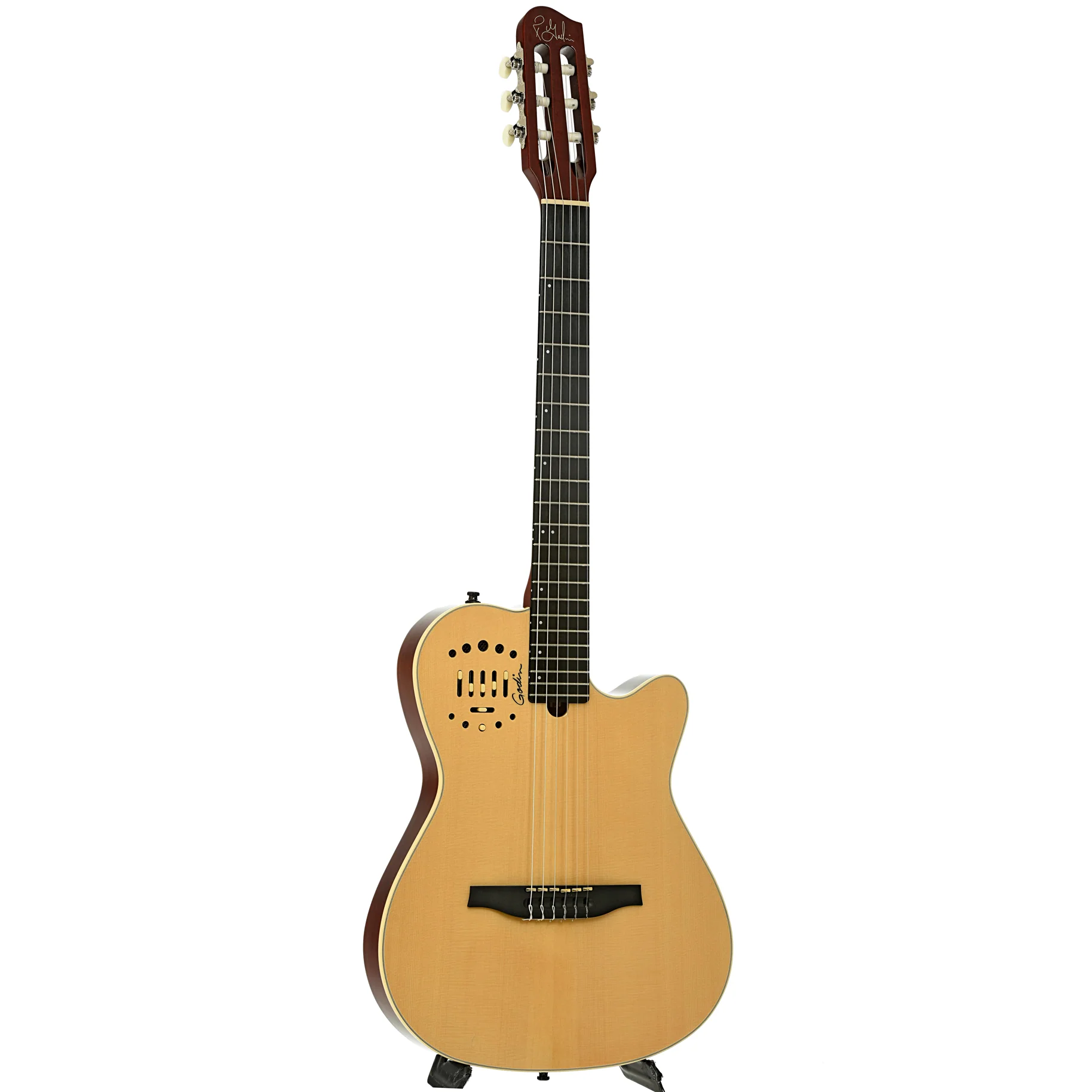 Godin Multiac Nylon Deluxe Acoustic-Electric Guitar (2022) - Image 3