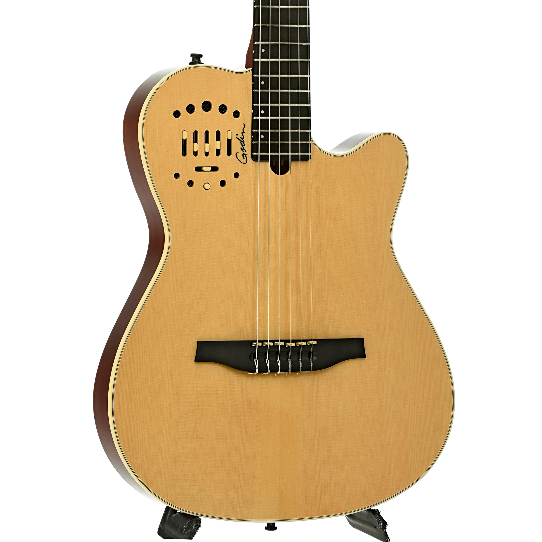 Godin Multiac Nylon Deluxe Acoustic-Electric Guitar (2022) - Image 4
